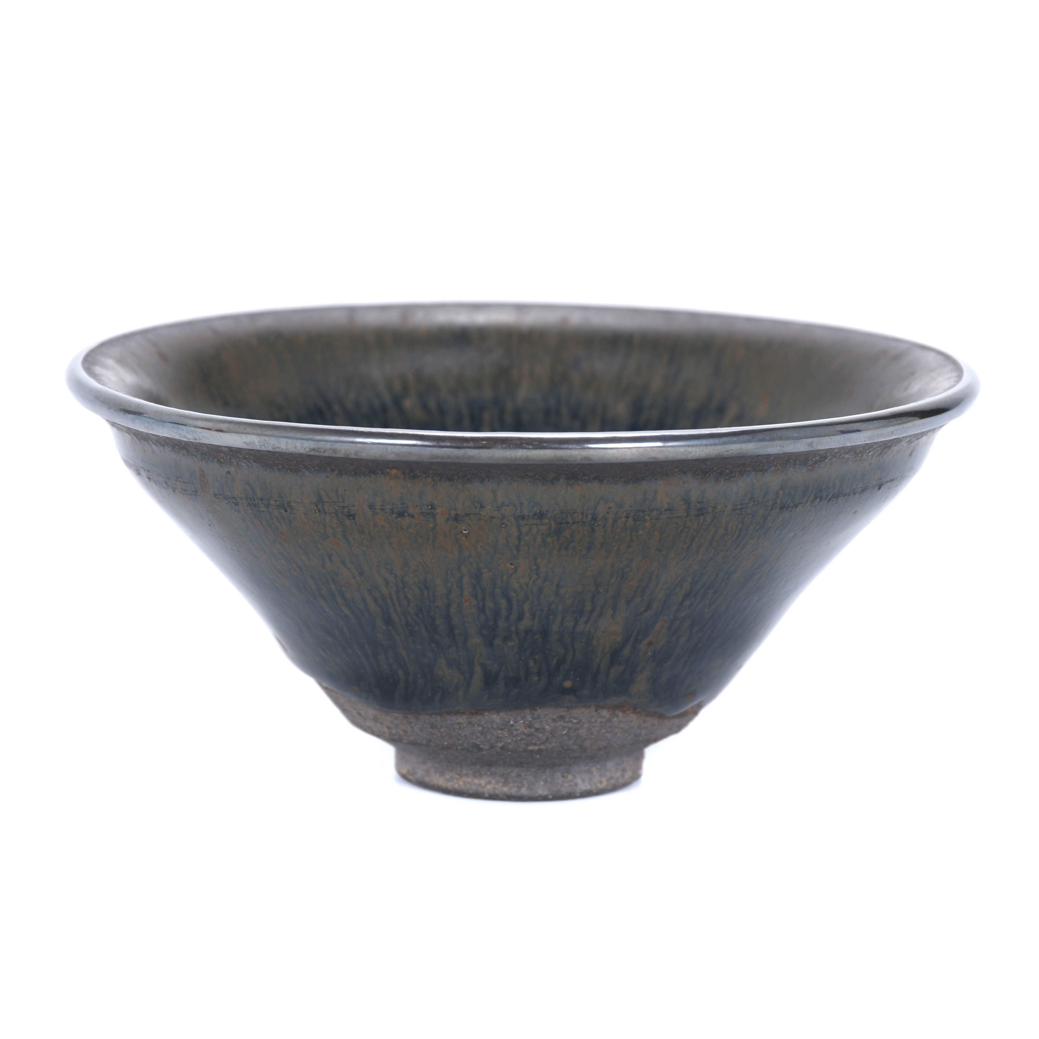 CHINESE &#39;HARESKIN&#39; TEA BOWL, 20TH CENTURY.