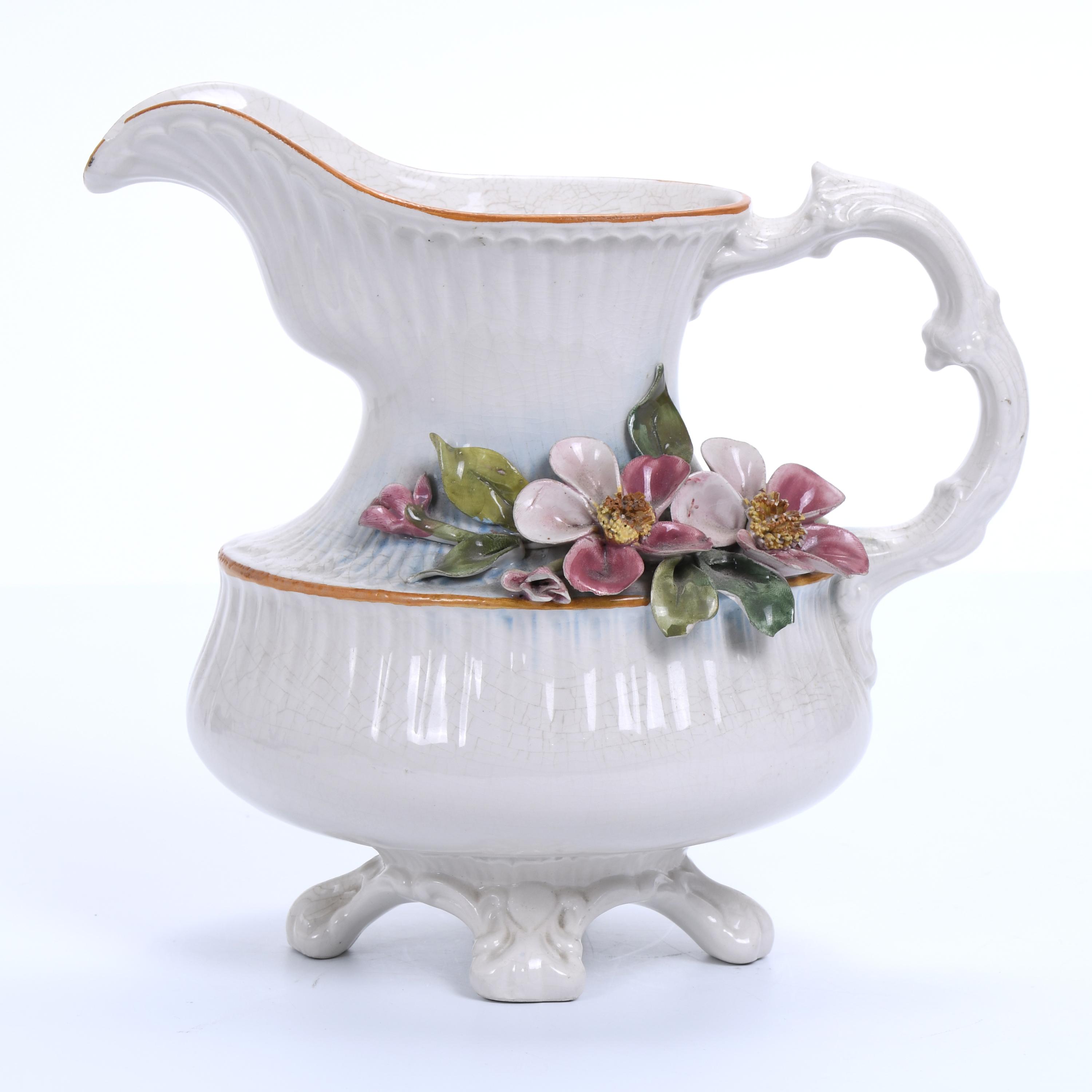 DECORATIVE JUG, MID 20TH CENTURY.