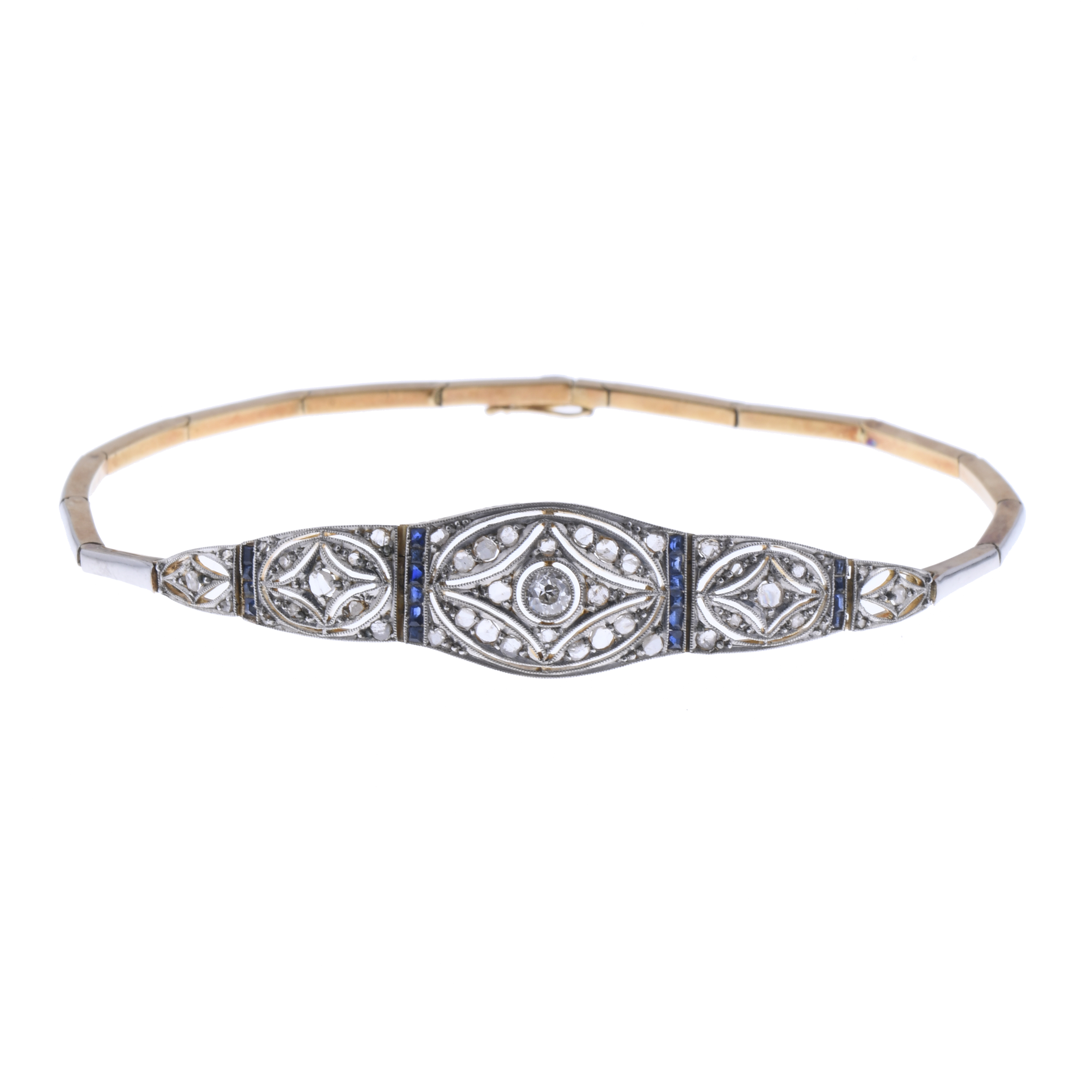 ART DÉCO BRACELET WITH DIAMONDS.