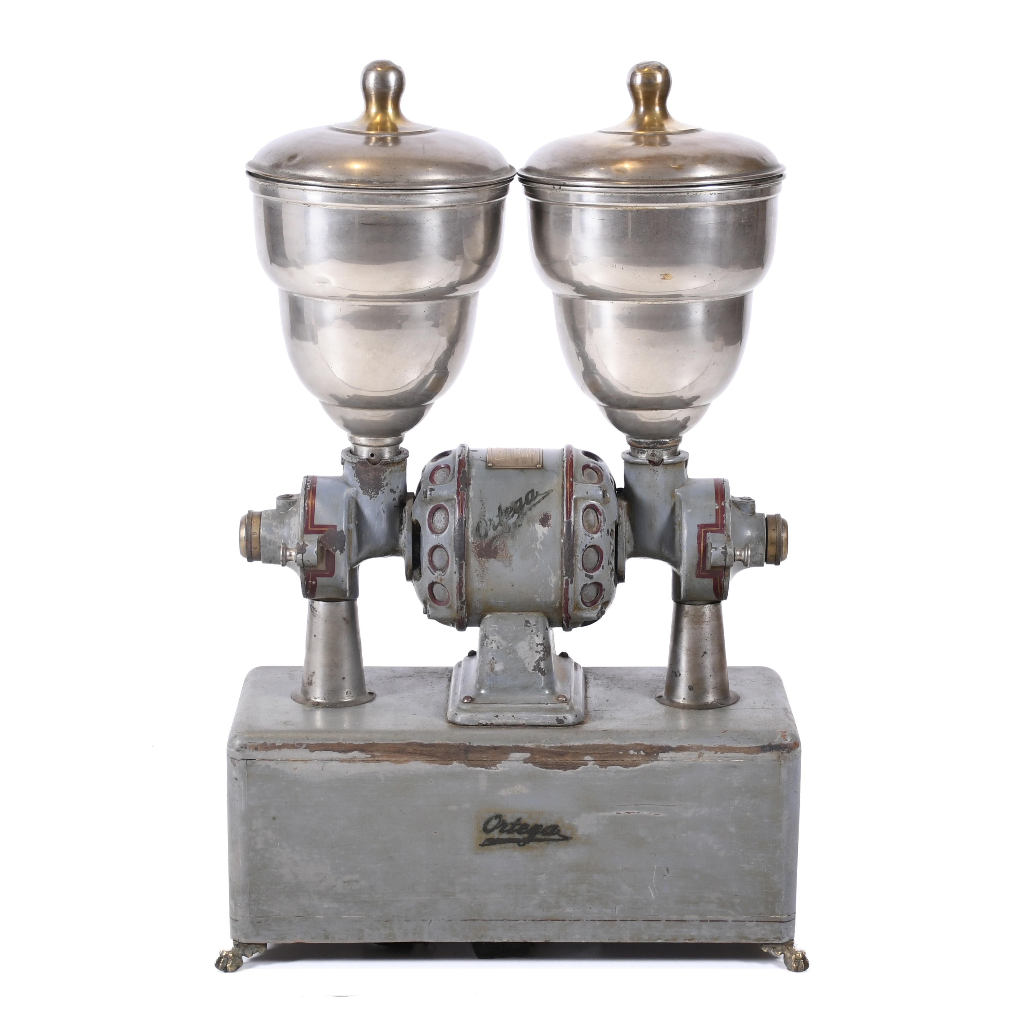 CLAUDIO ORTEGA. INDUSTRIAL COFFEE GRINDER, 1940-1950. 