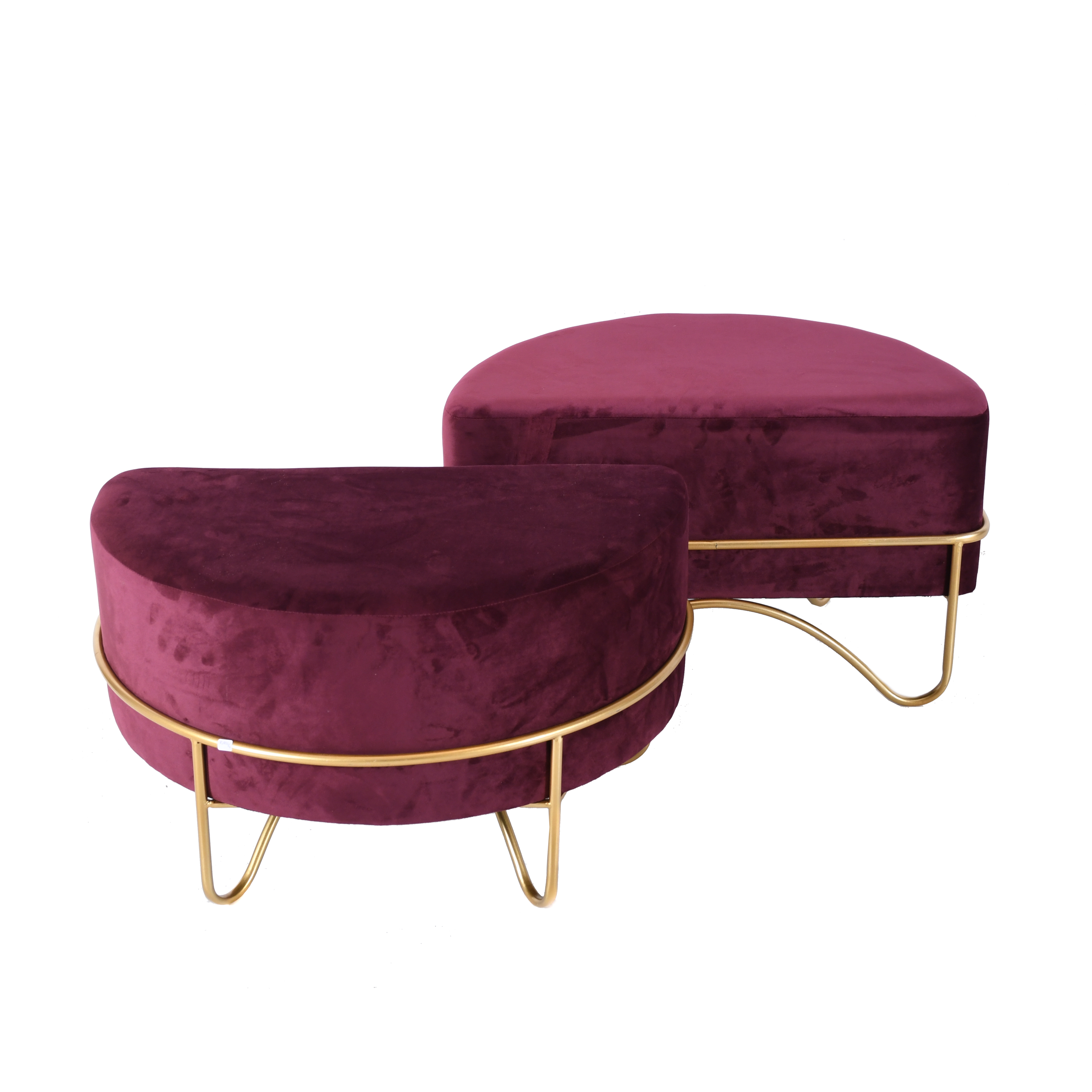 PAIR OF ART DECO STOOLS, 21ST CENTURY. 