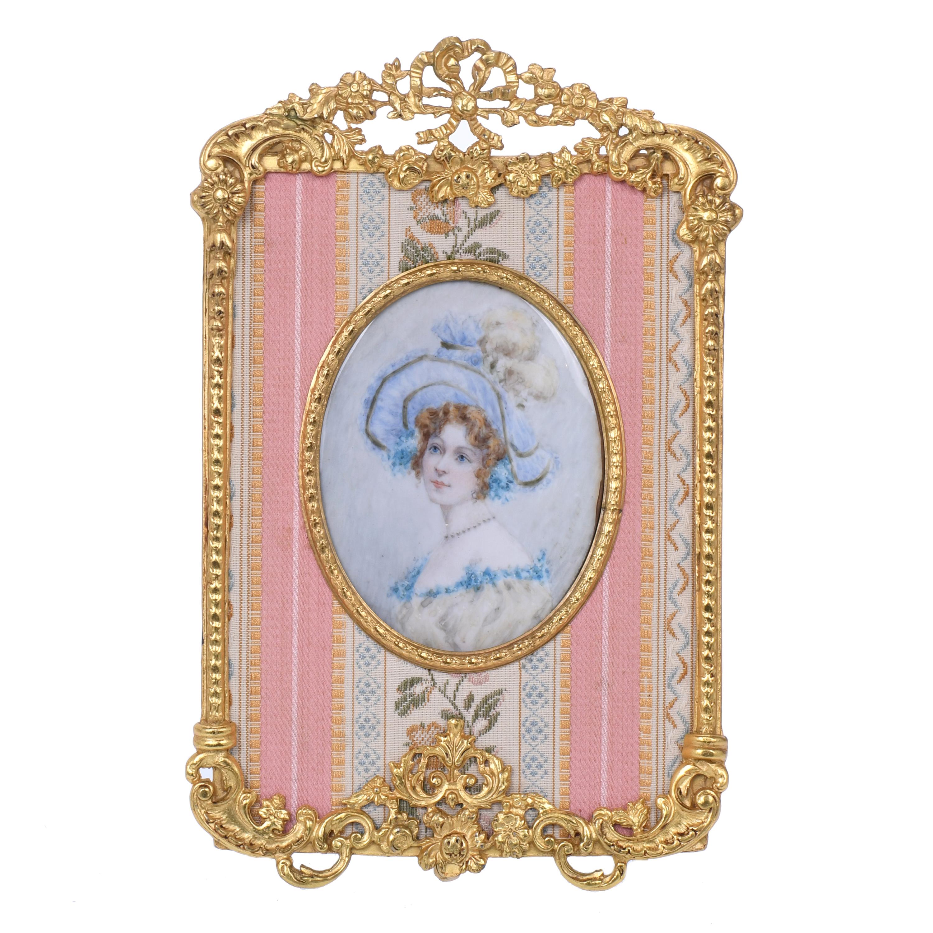 SECOND HALF OF 19TH CENTURY FRENCH SCHOOL. MINIATURE OF MAD