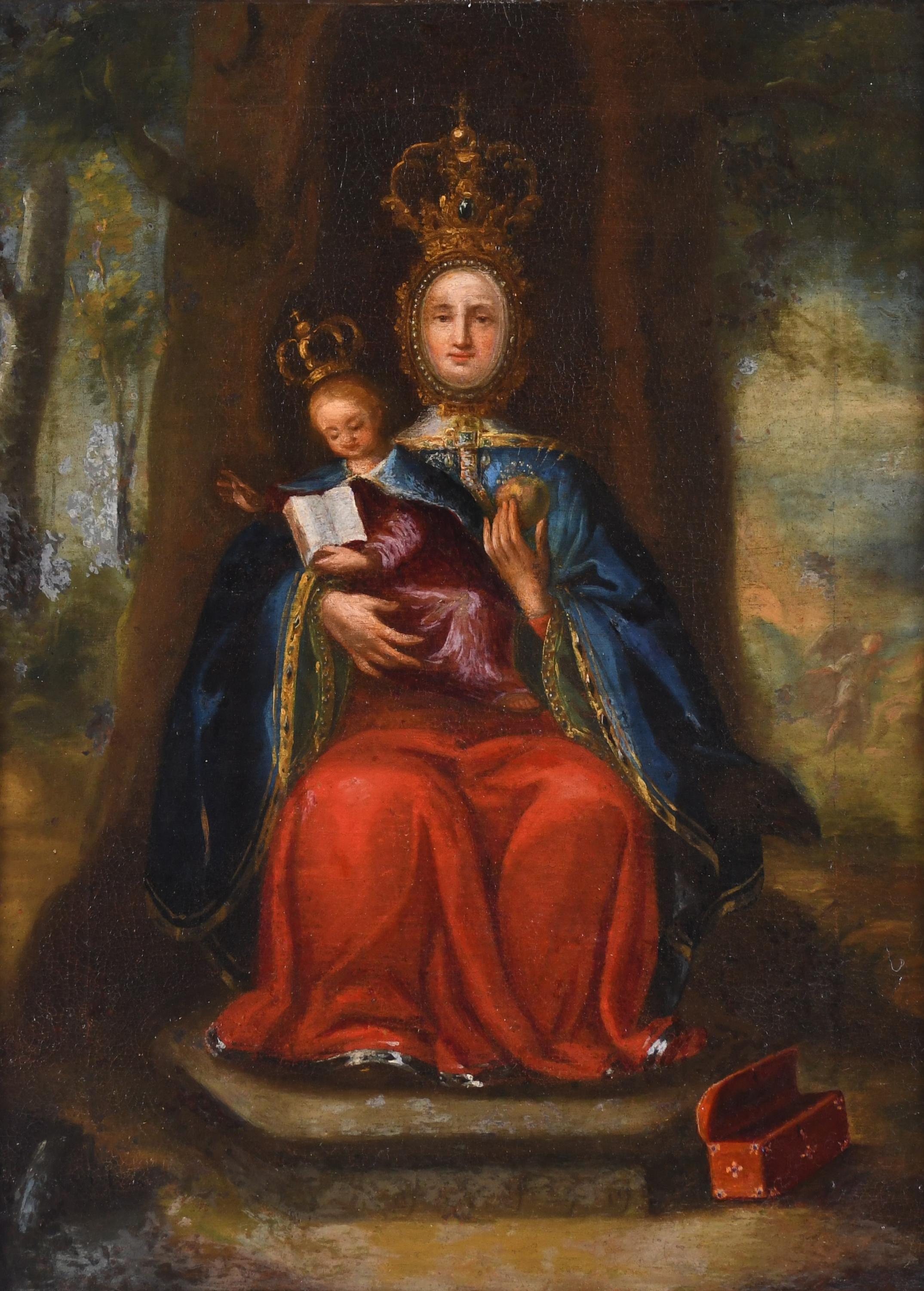 18TH CENTURY, SPANISH SCHOOL. "OUR LADY OF VALVANERA".