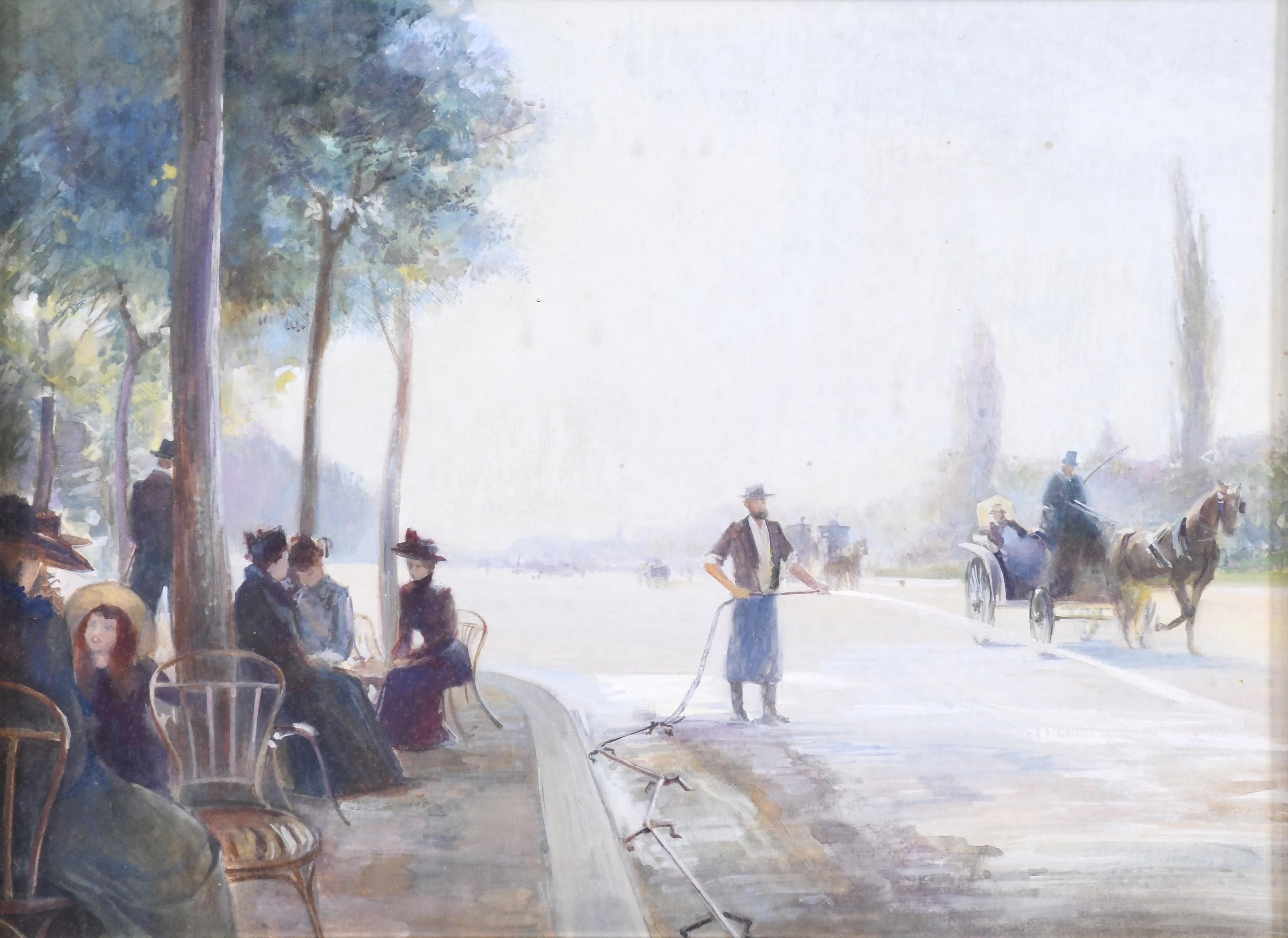 20TH CENTURY FRENCH SCHOOL. "PARIS SCENE".