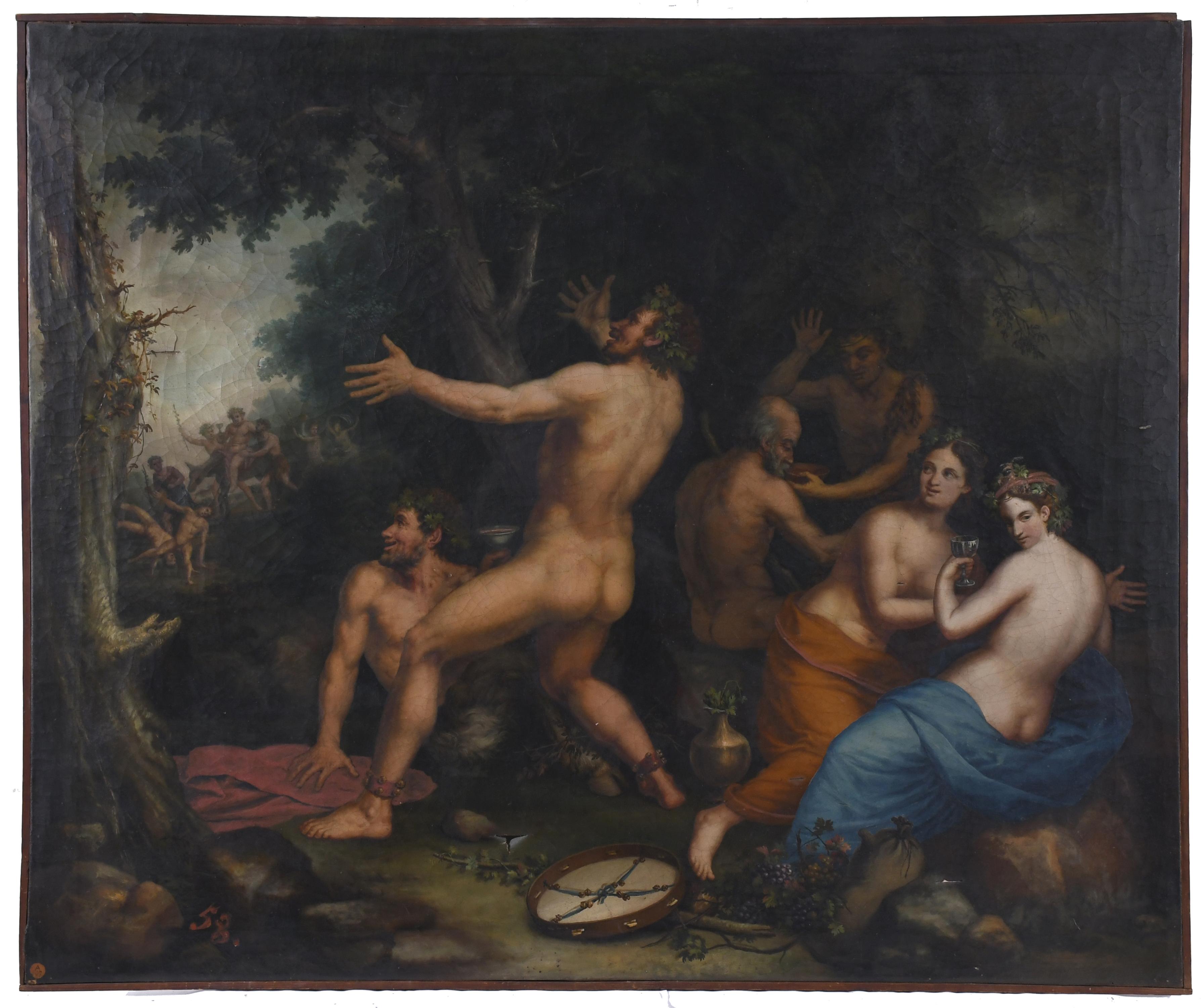 ANTONI FERRAN Y SATAYOL (1786-1857).  "BACCHANAL", Circa 18