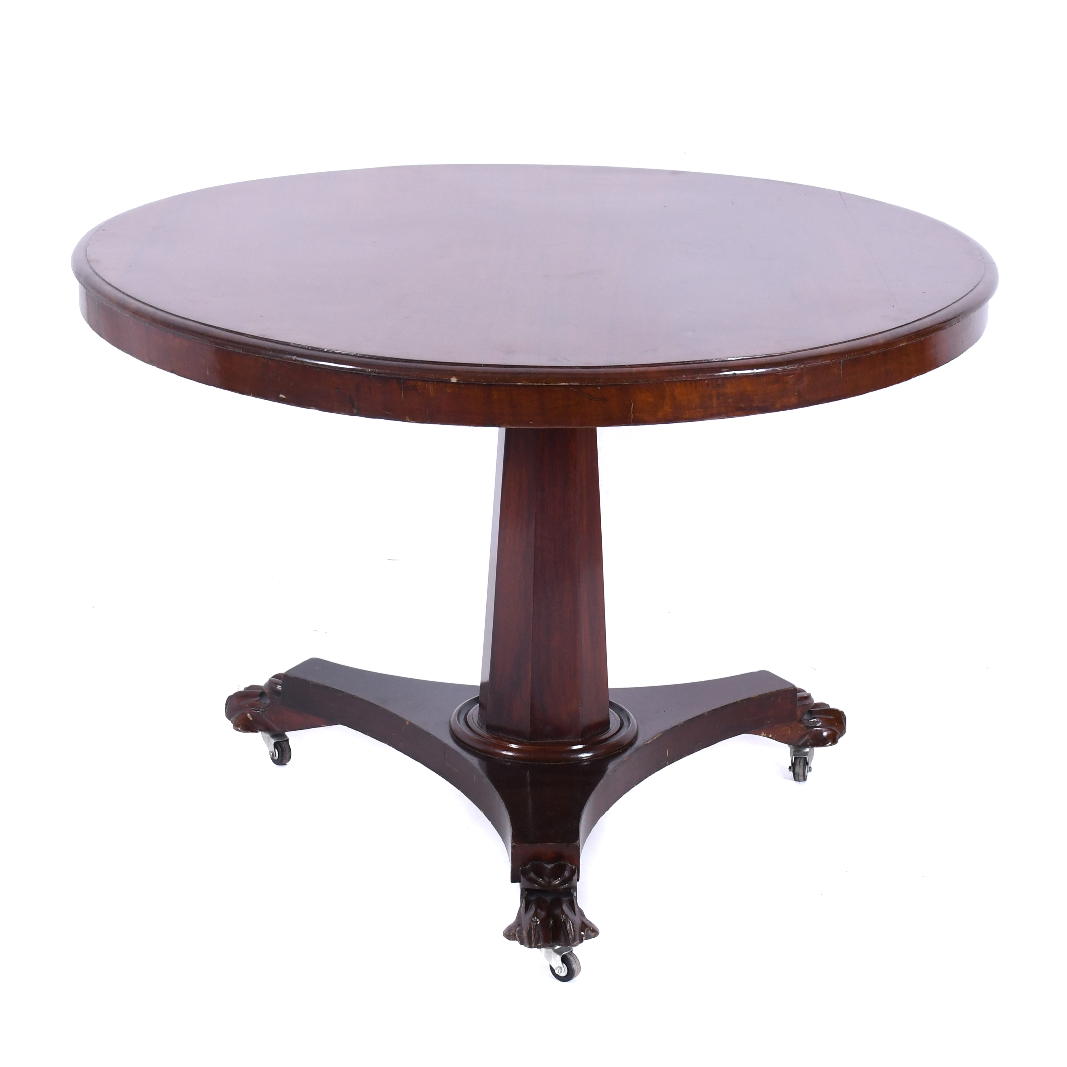 MESA DE COMEDOR REGENCY, PPS SIGLO XIX.