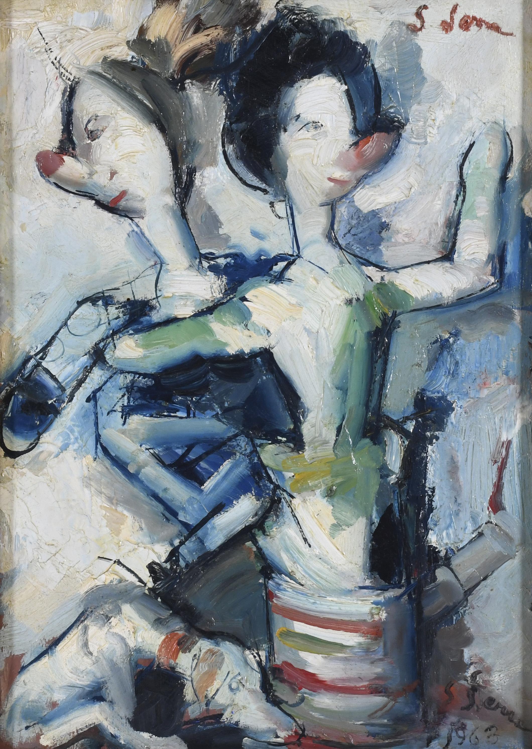 JOAN SERRA MELGOSA (1899-1970) "CHARACTERS", 1963.