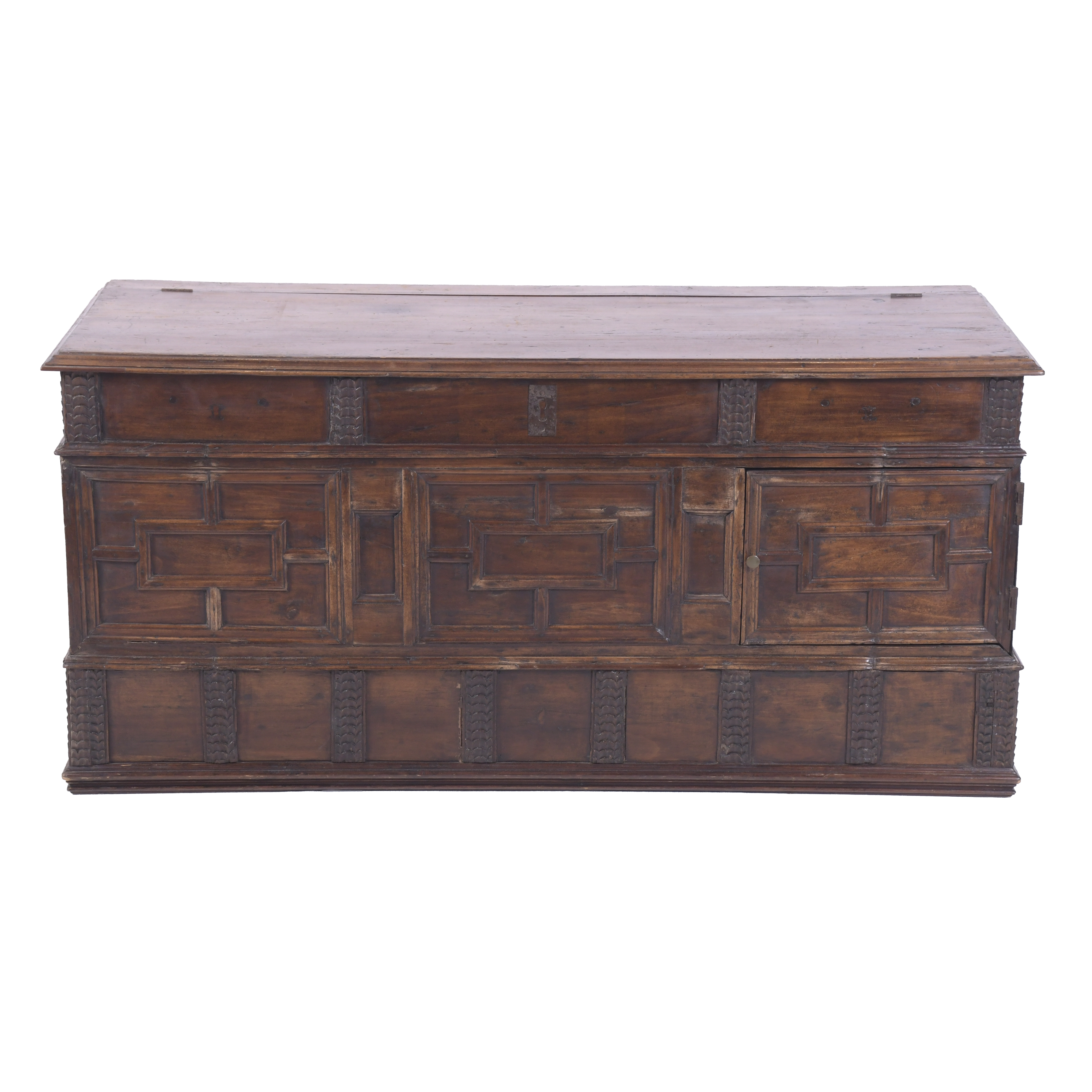 CATALAN LARGE CHEST, 19TH CENTURY.