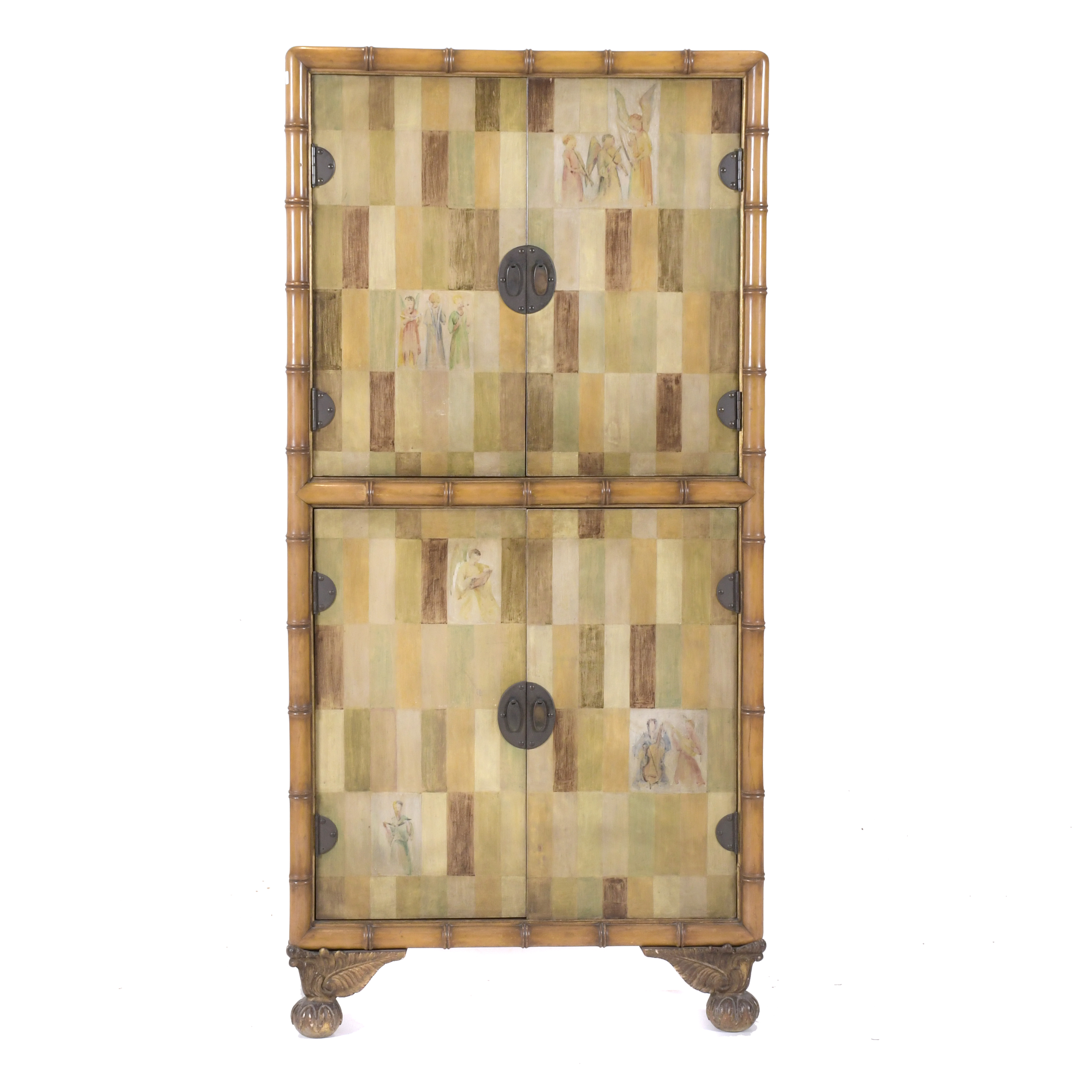 PERE COSP I VILLARÓ (1907-2007).  IMITATION BAMBOO CABINET,