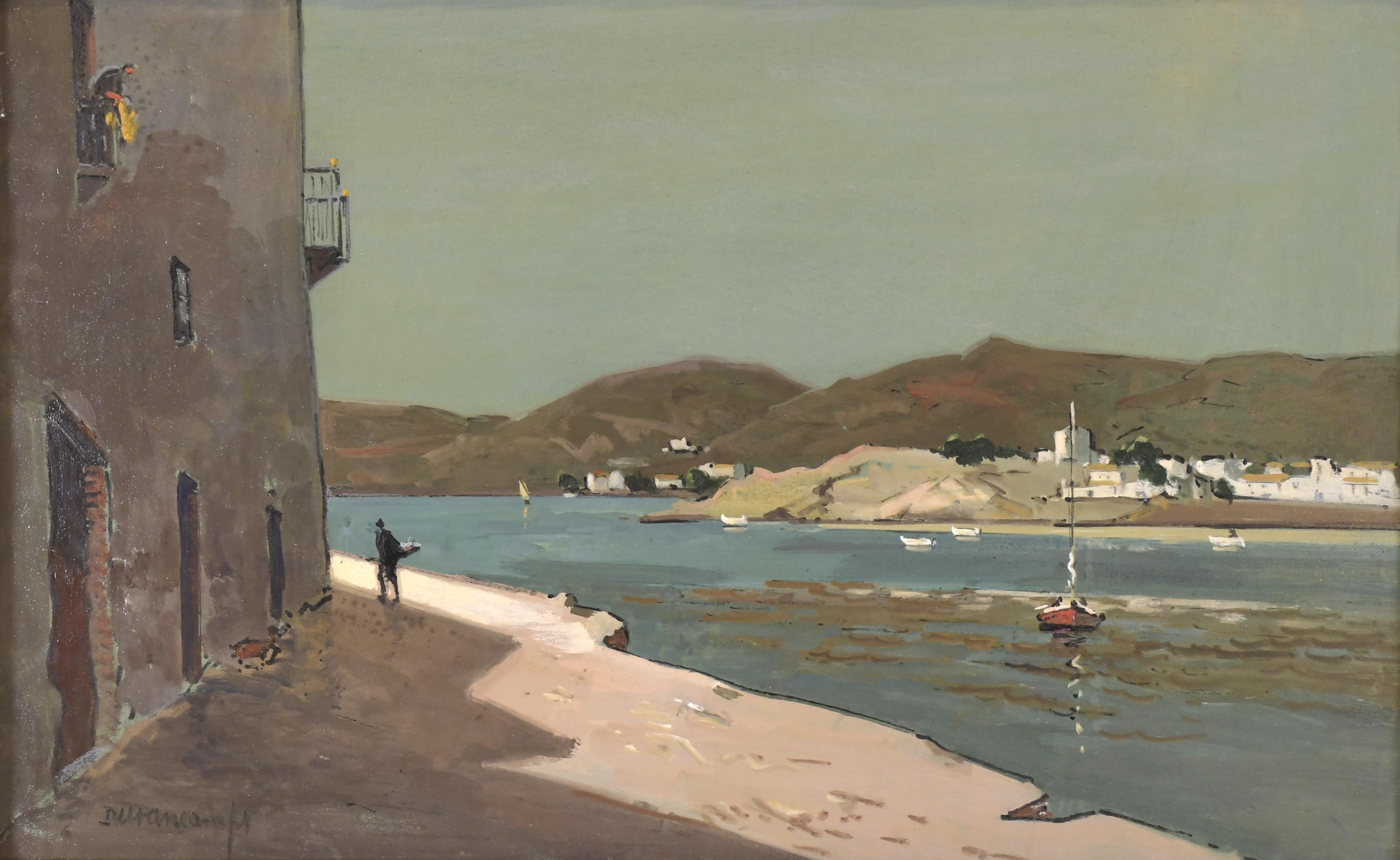 RAFAEL DURANCAMPS (1891-1979).  "EL PIANC" in Cadaqués.