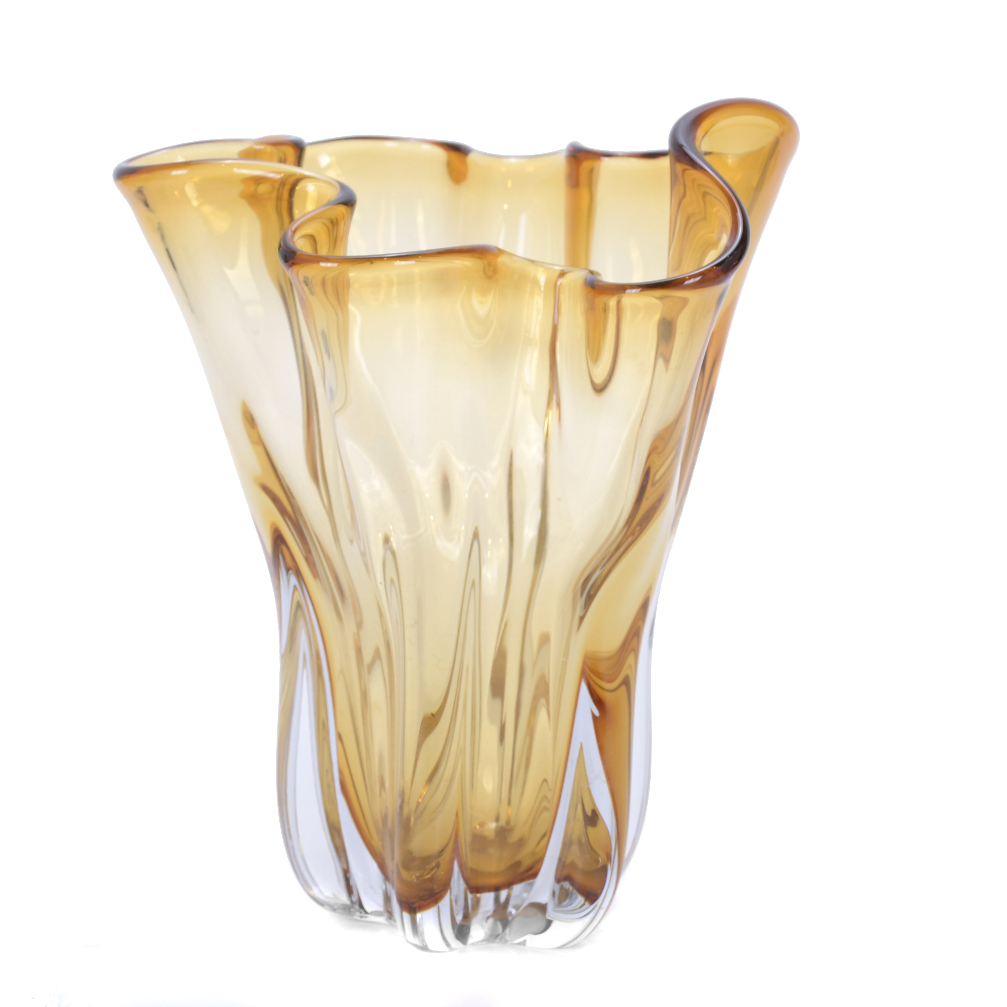 MURANO GLASS VASE, 20TH CENTURY.