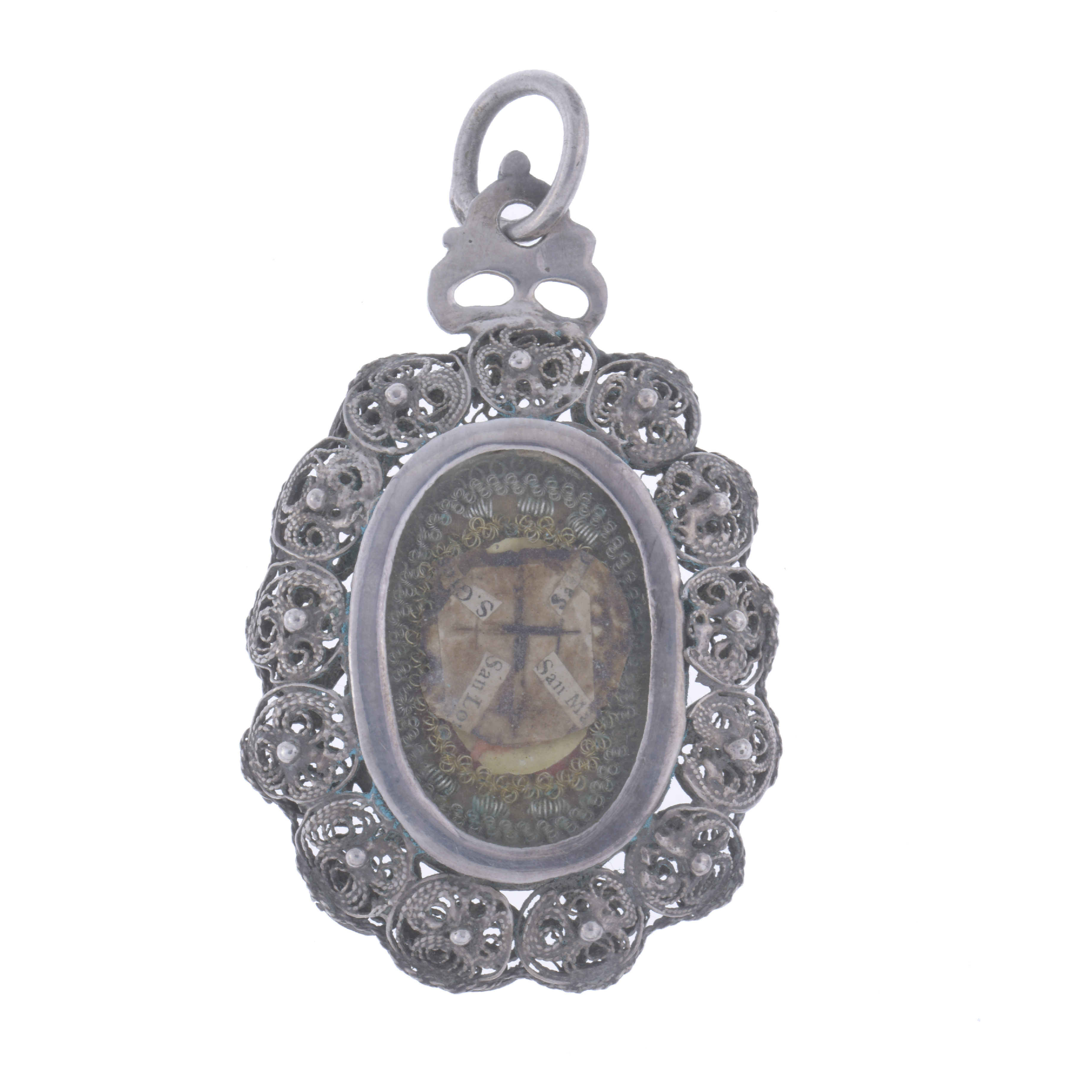 RELIQUARY PENDANT, 18TH CENTURY.