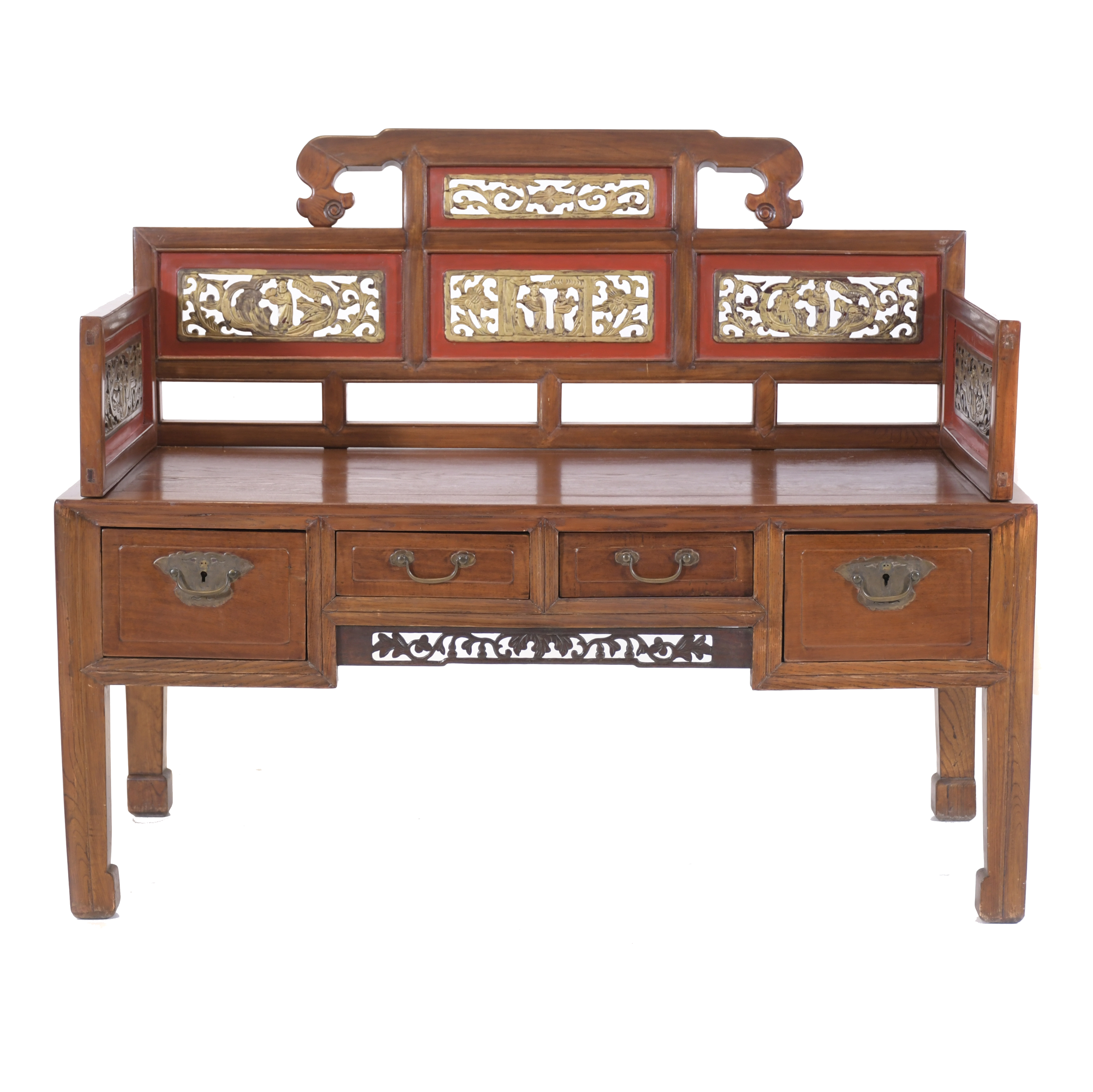 LATE QING DYNASTY, 19TH CENTURY. OPIUM SMOKERS&#39; BENCH.