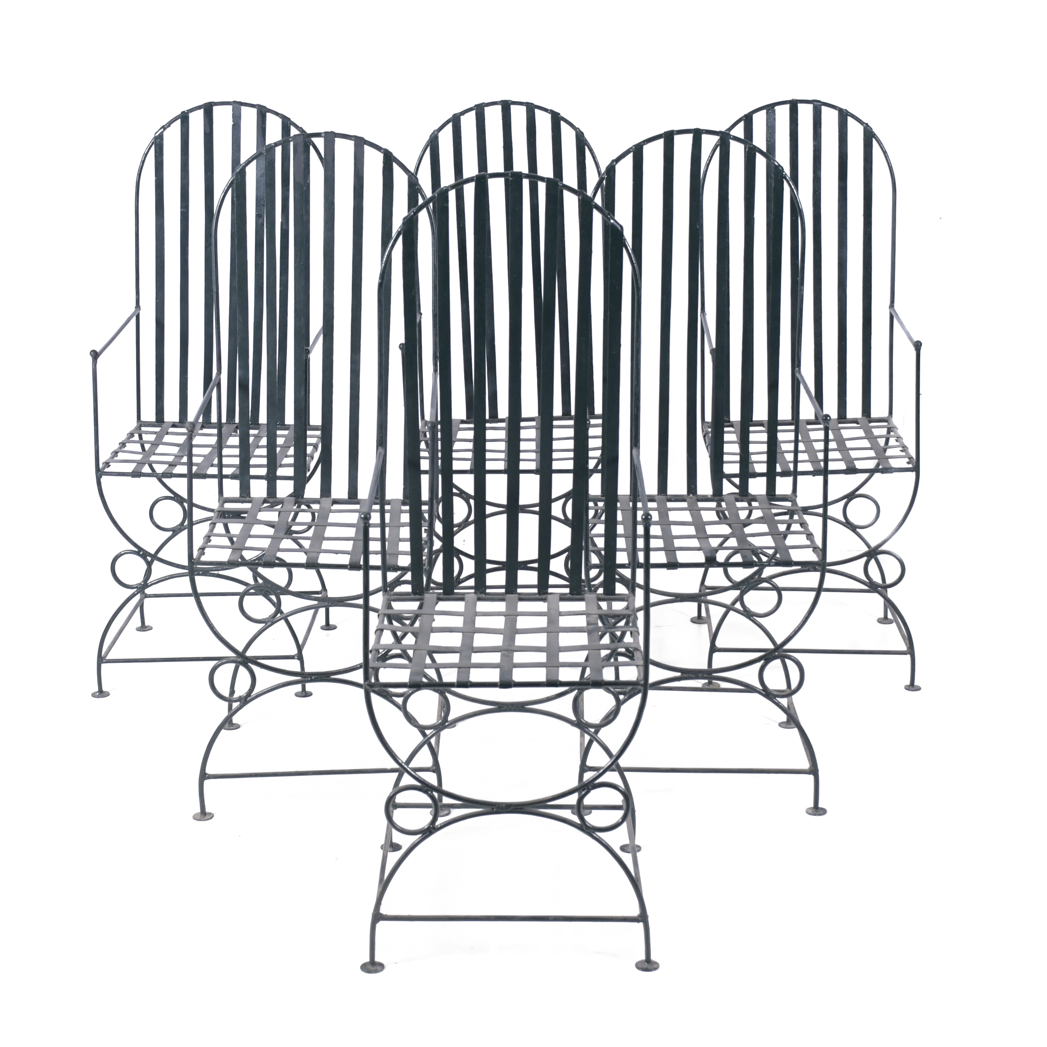 GARDEN CHAIRS, SECOND HALF 20TH CENTURY.