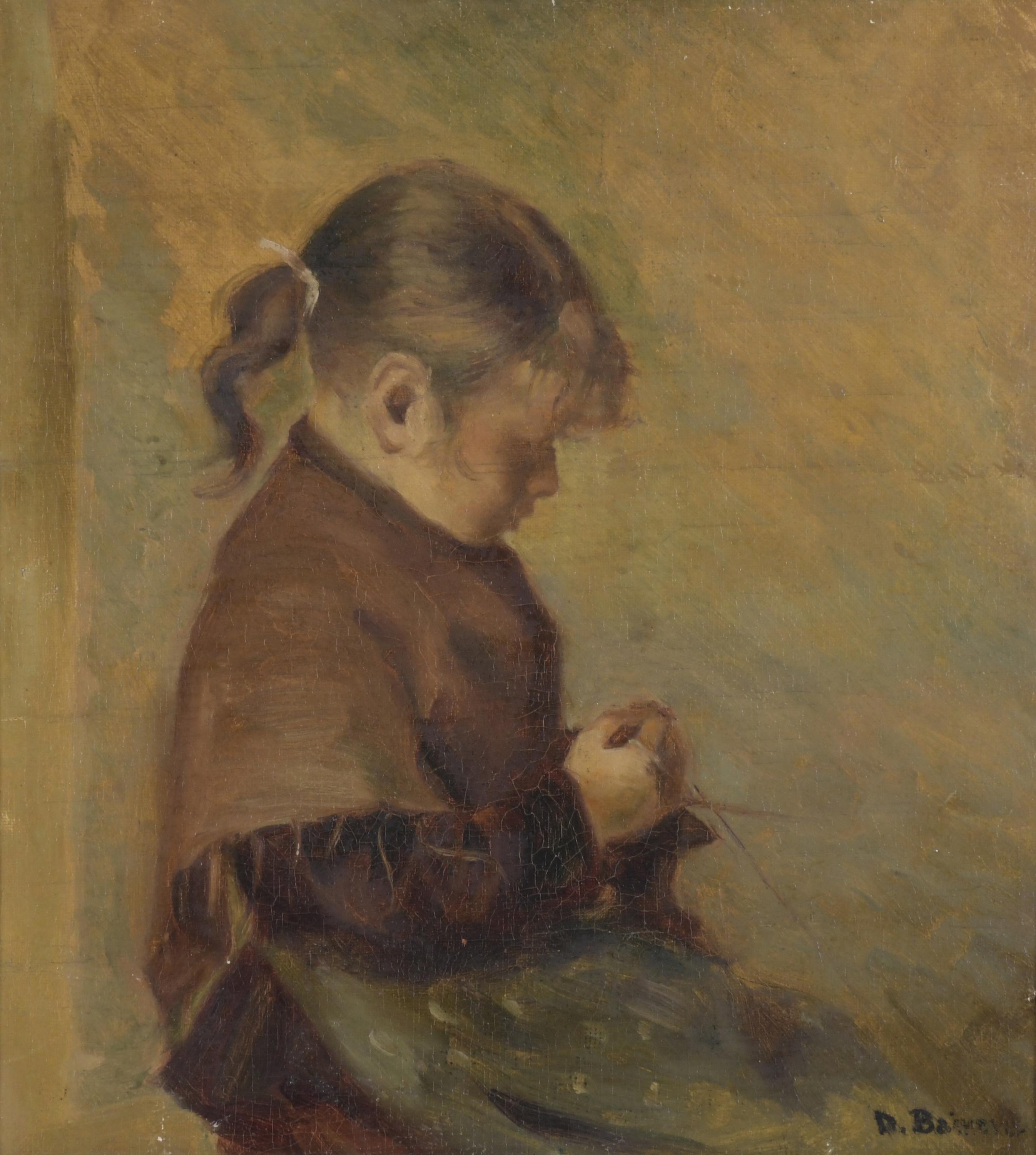 19TH-20TH CENTURY CATALAN SCHOOL. "GIRL".