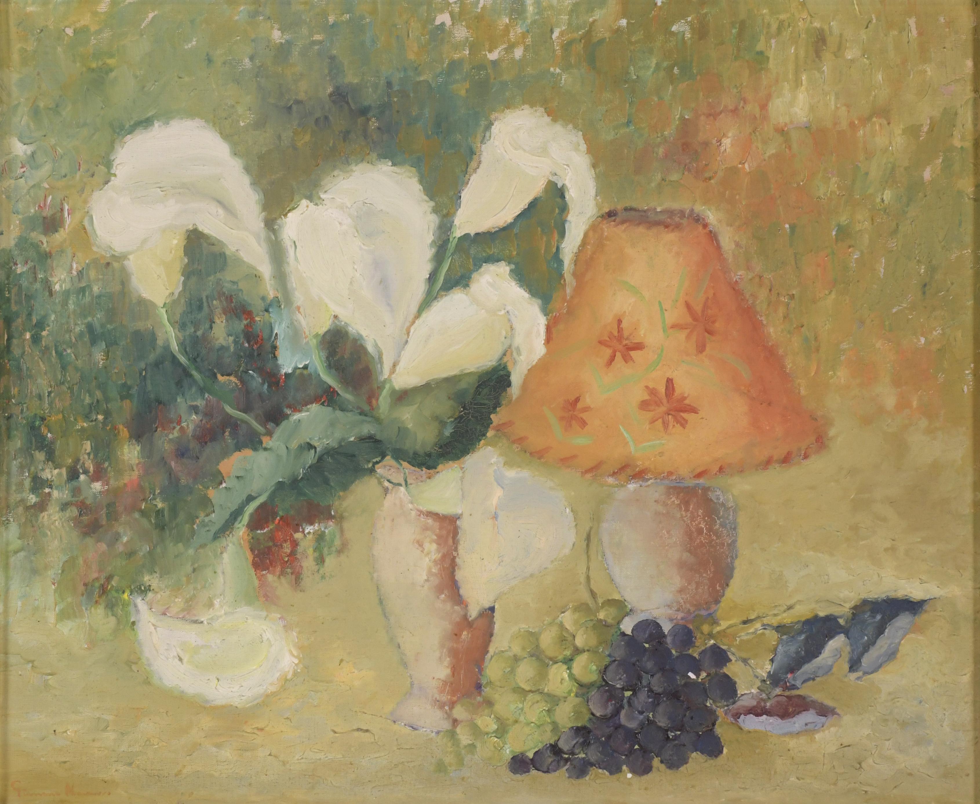 JOSEP GIMENO NAVARRO (1901-1955). "STILL LIFE WITH LAMP AND