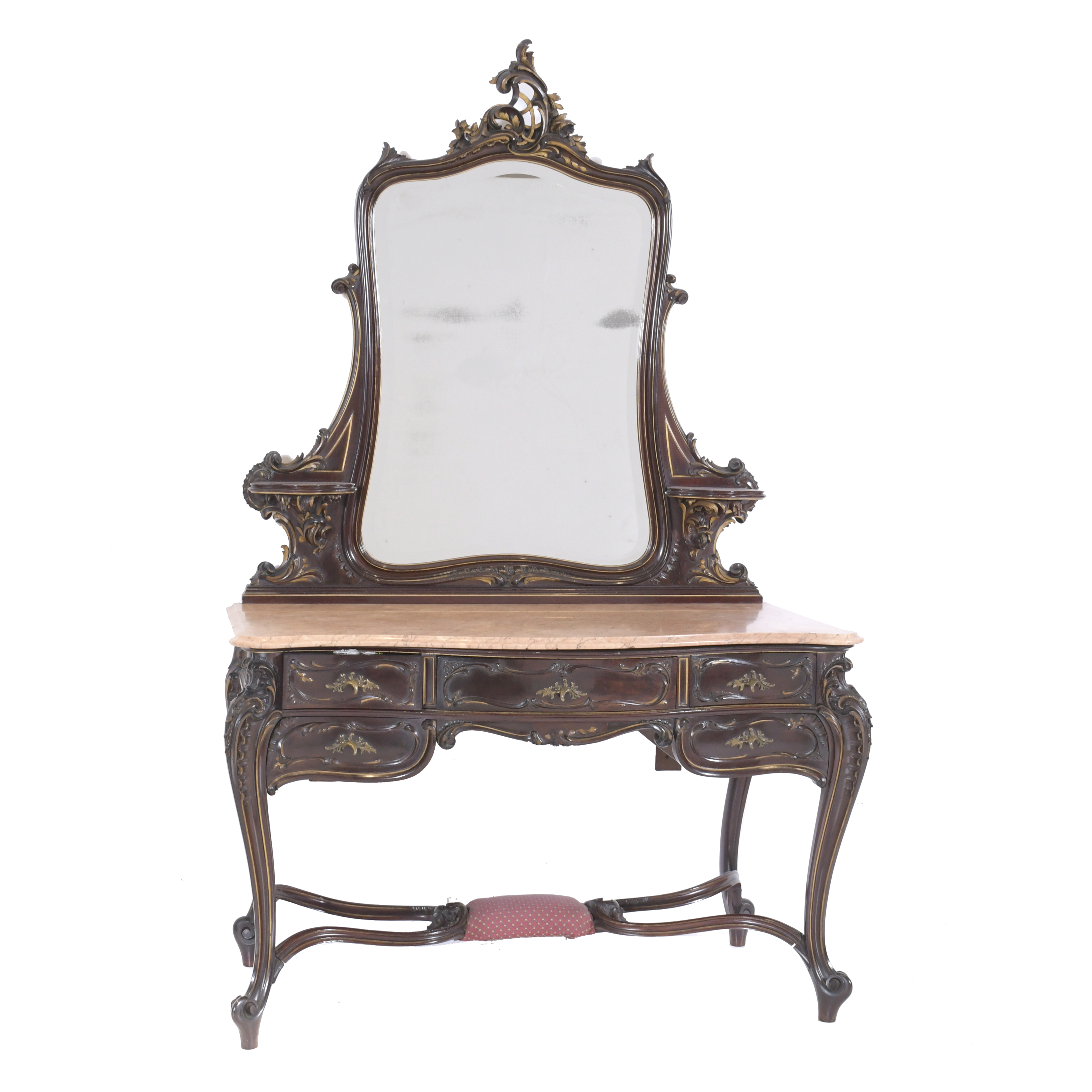 DRESSING TABLE WITH DRAWER UNIT, FIRST HALF OF THE 20TH CEN