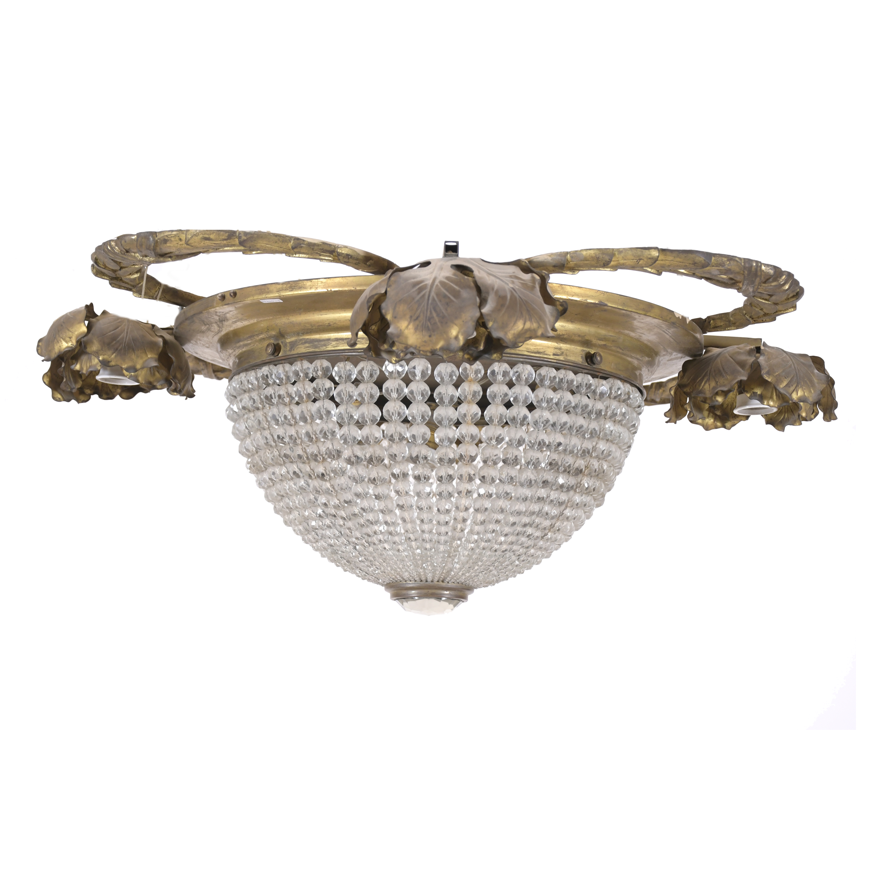 BELLE EPOQUE CEILING LAMP, LATE 19TH CENTURY.