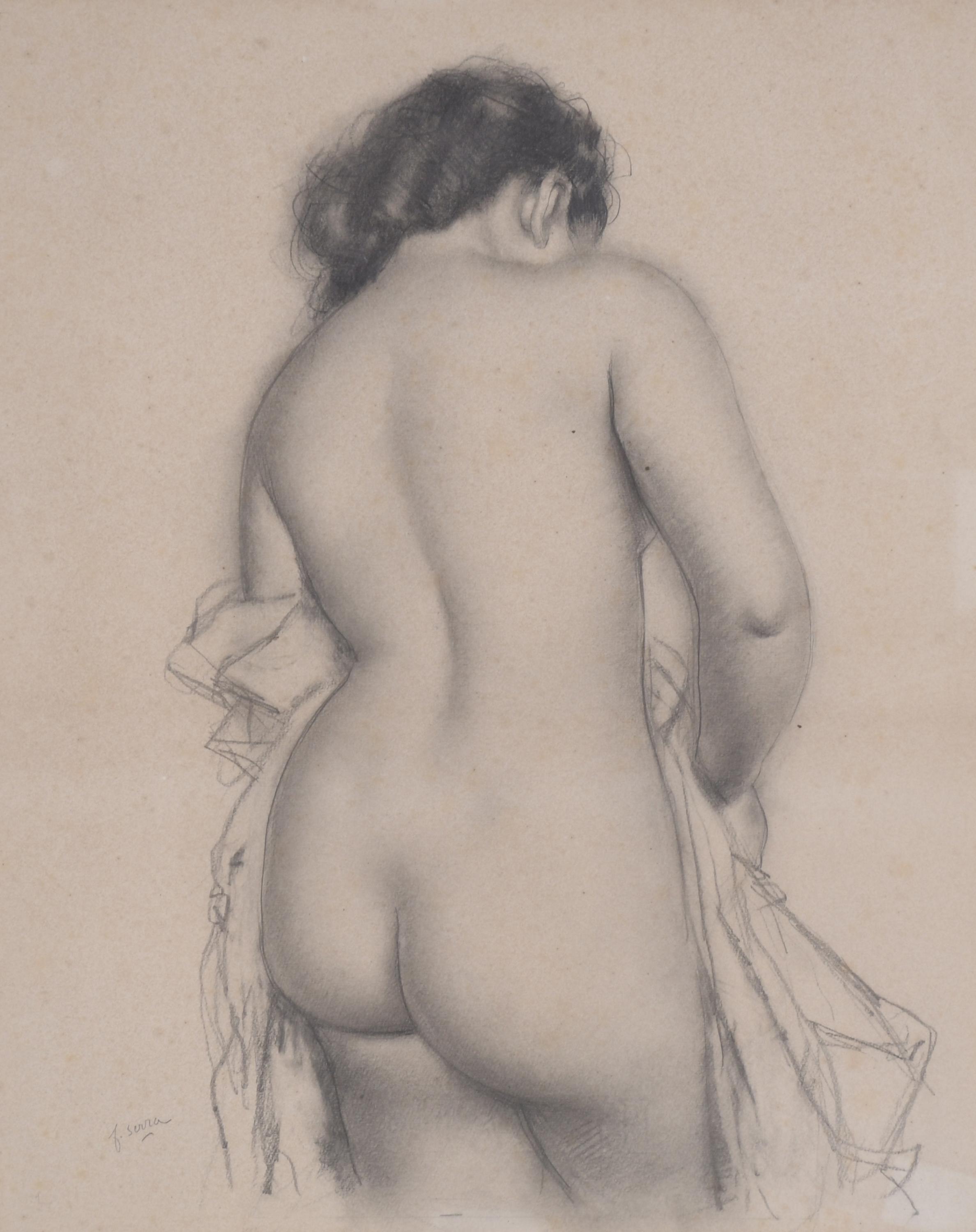 FRANCESC SERRA CASTELLET (1912-1976). "NUDE FROM THE BACK".