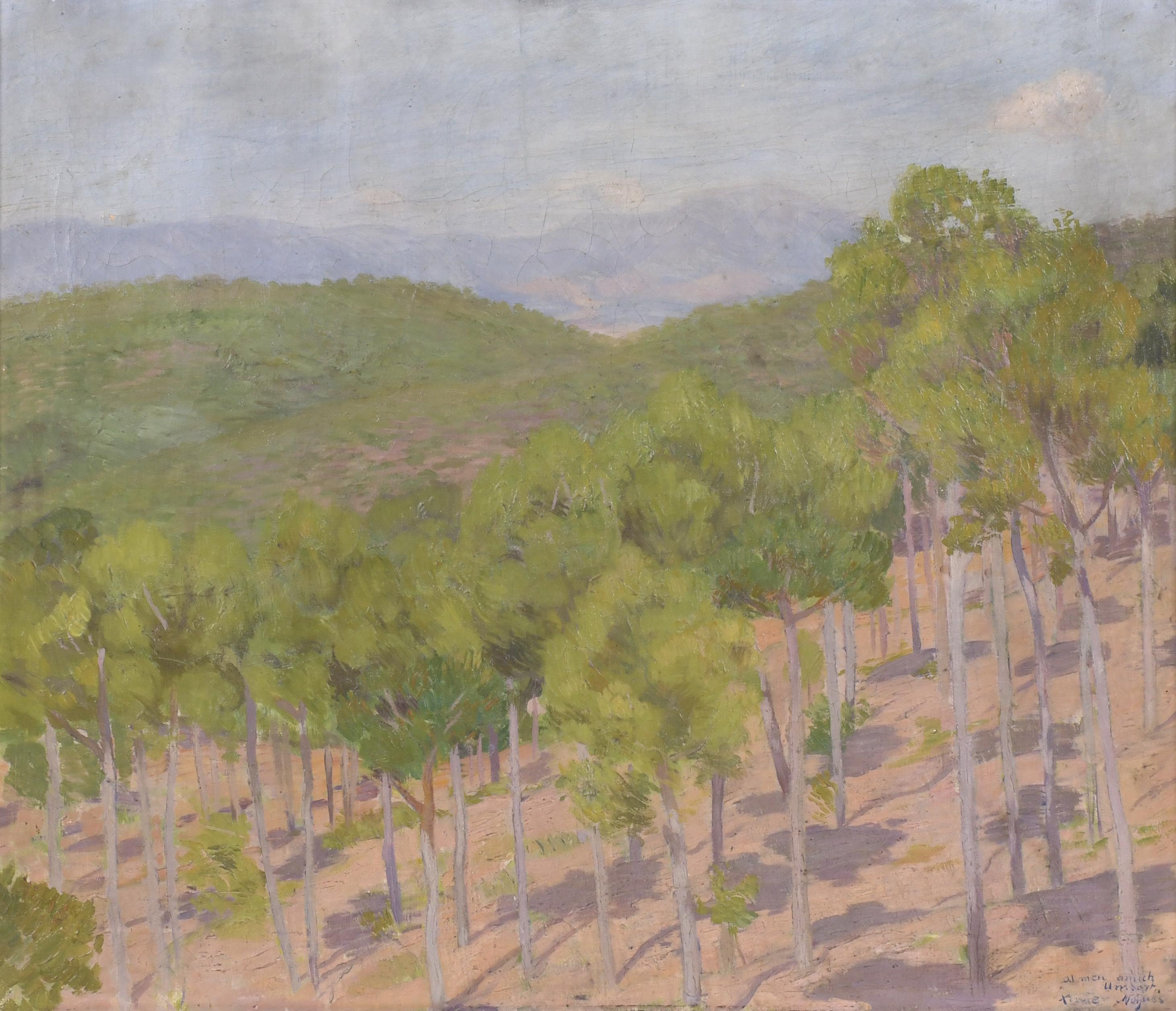 XAVIER NOGUÉS (1873-1940). "PAISAJE".