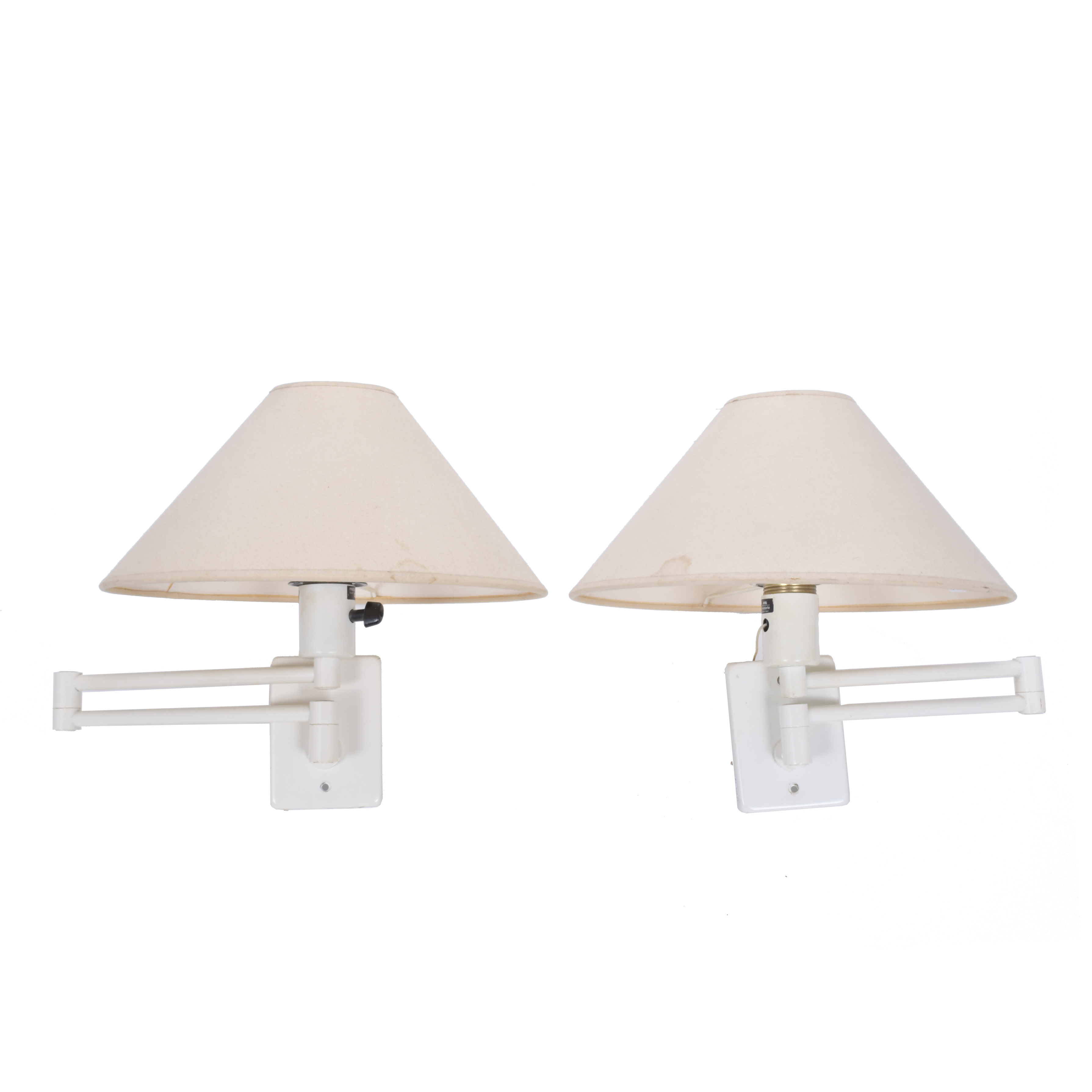 HANSEN LAMPS. PAIR OF WALL SCONCES FOR METALARTE, CIRCA 197