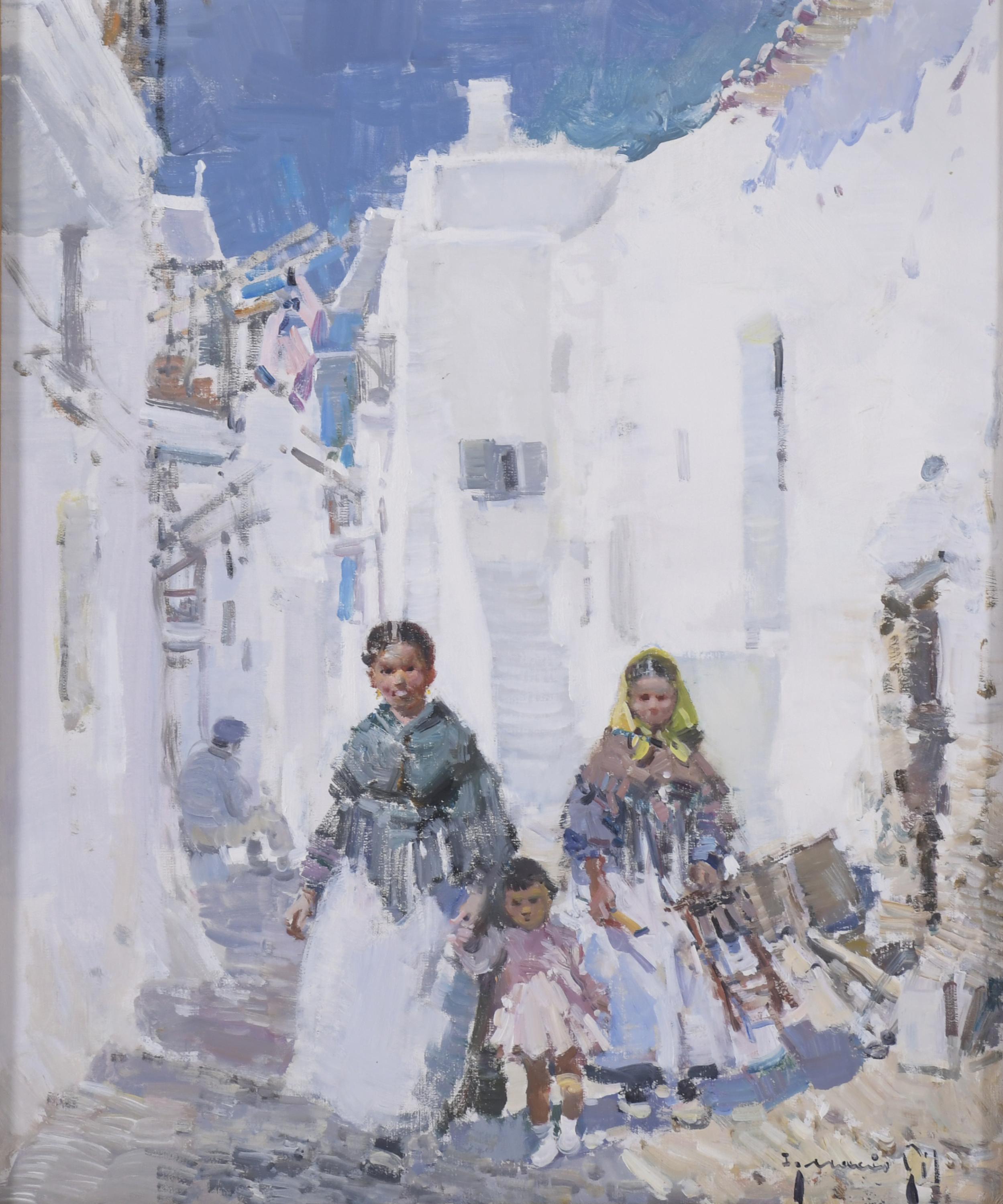 IGNACIO GIL (1913-2003). "IBIZA GIRLS".