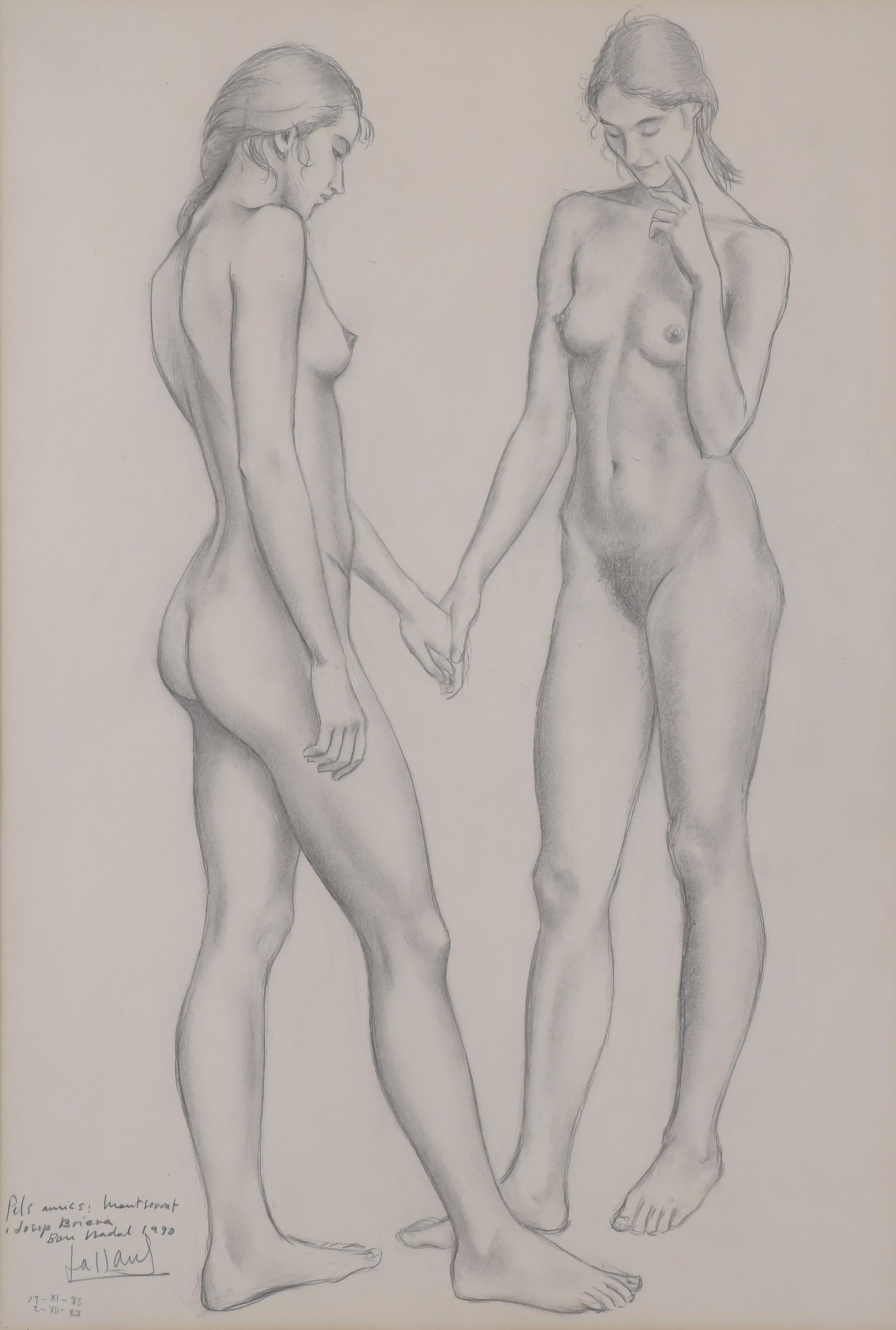 JOSEP SALVADO JASSANS "FEMALE NUDES", 1990.