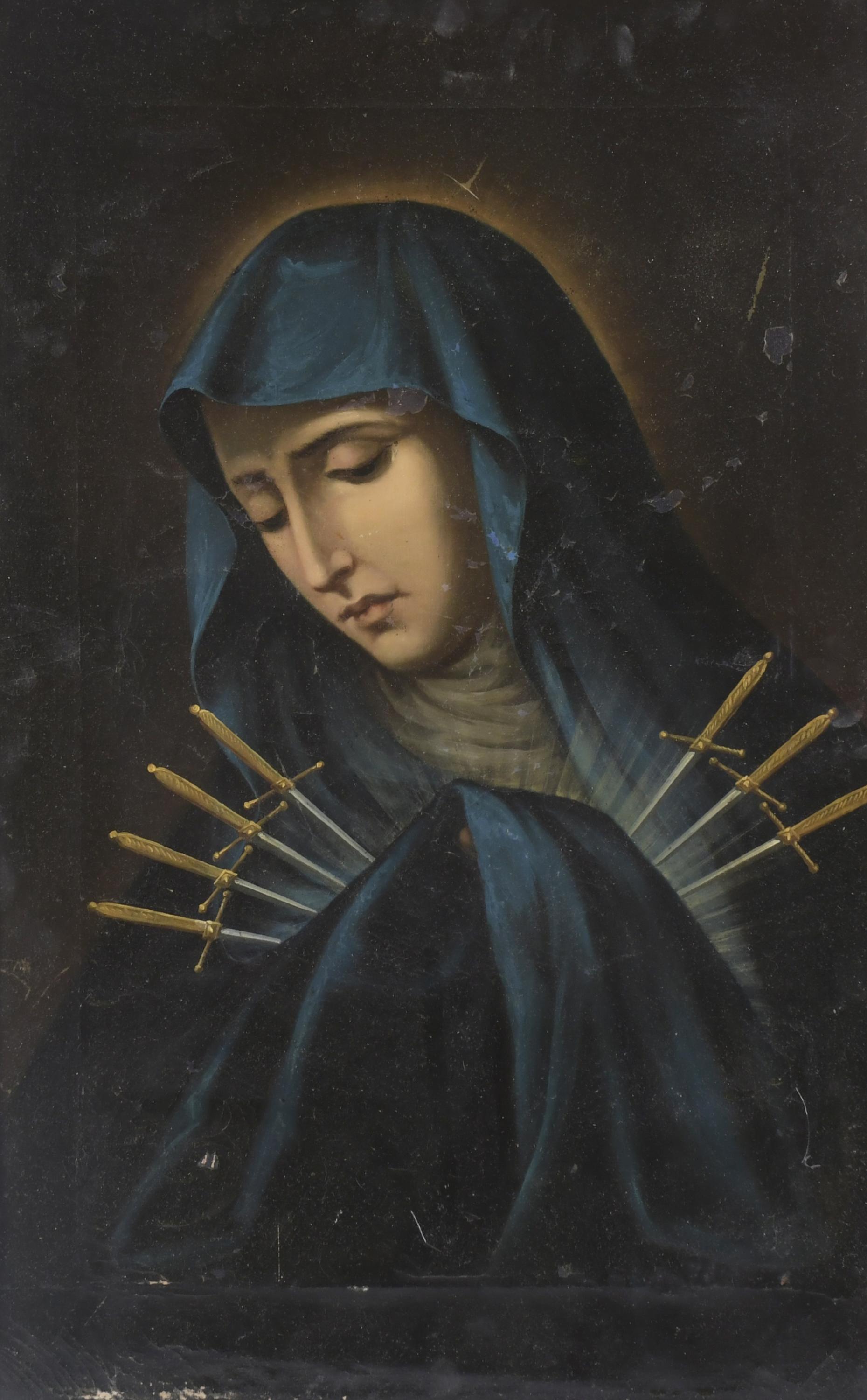 ESCUELA ESPAÑOLA, SIGLO XIX-XX. "DOLOROSA".