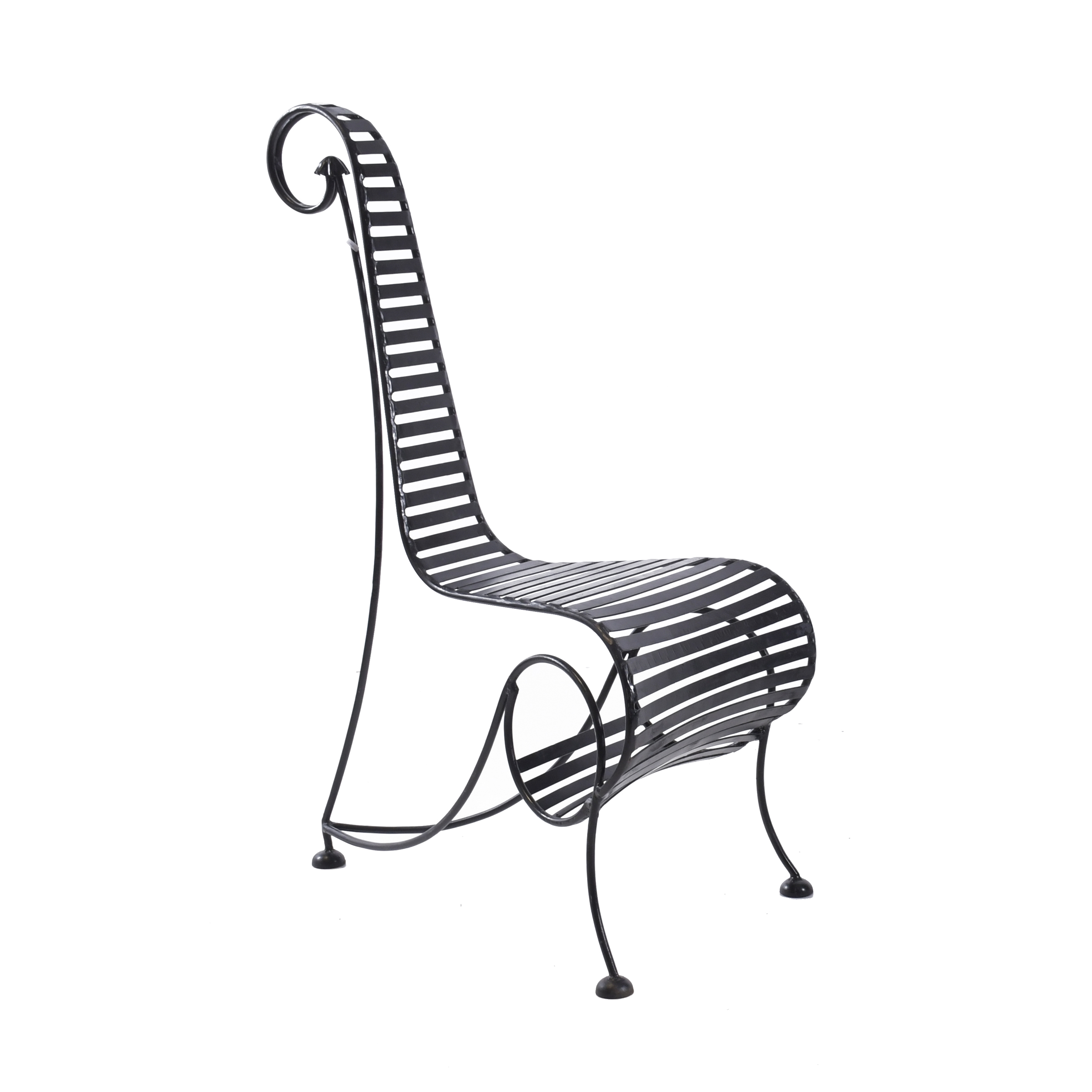 ANDRÉ DUBREUIL (1951-2022) PROTOTYPE OF THE "SPINE CHAIRE",