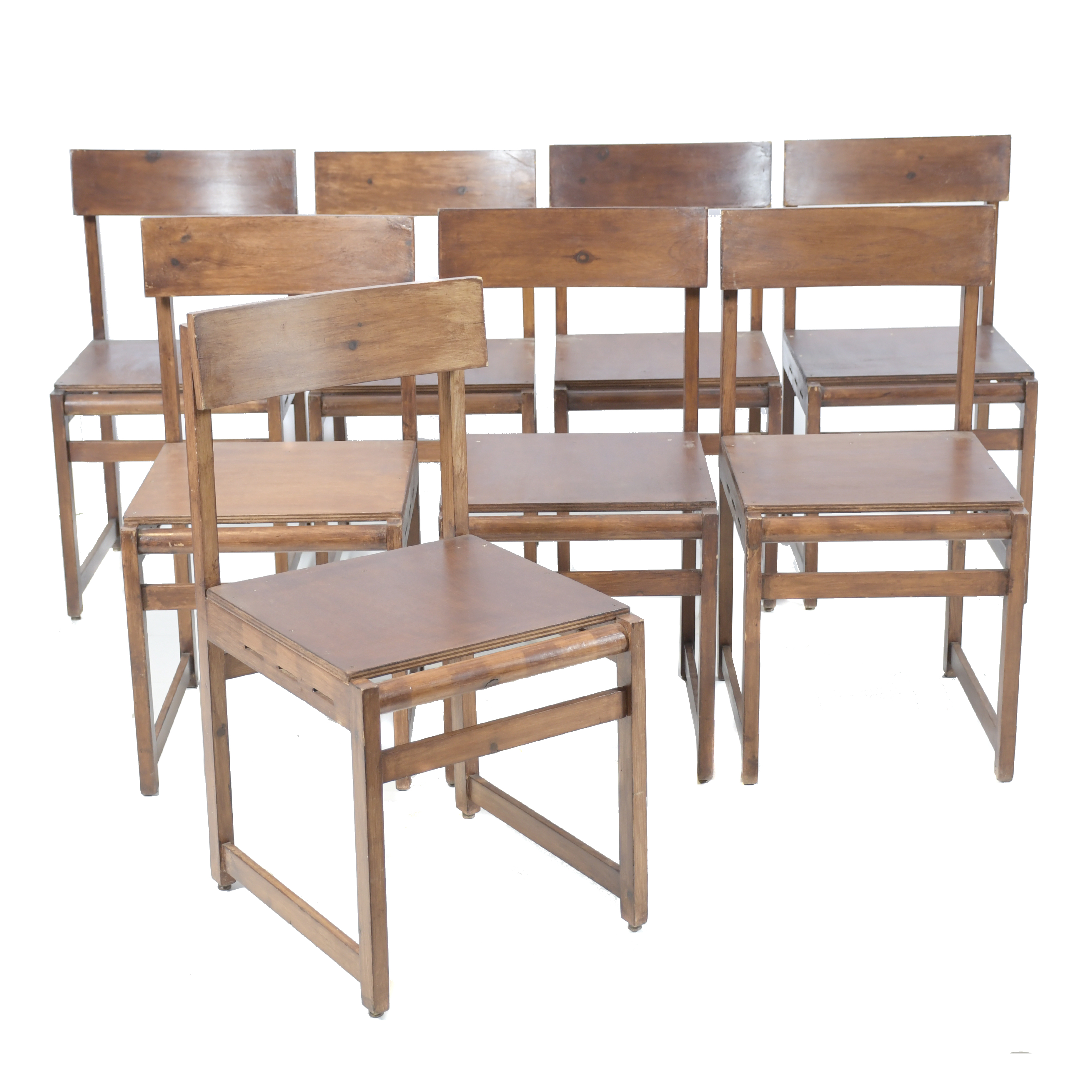 JORDI VILANOVA I BOSCH (1925-1998) EIGHT DINING CHAIRS, 197