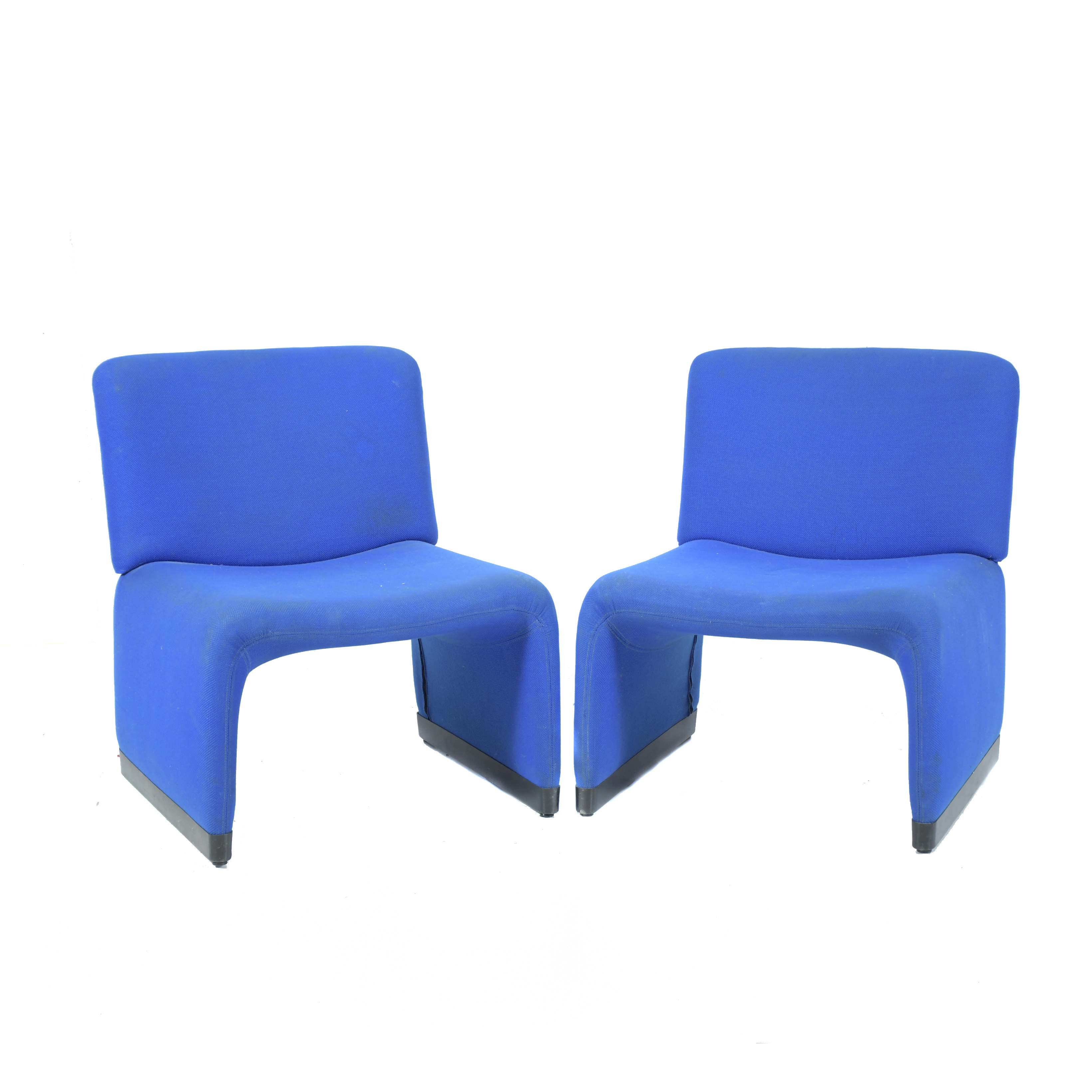 AFTER MODELS BY GIANCARLO PIRETTI. PAIR OF LOUNGE CHAIRS FO