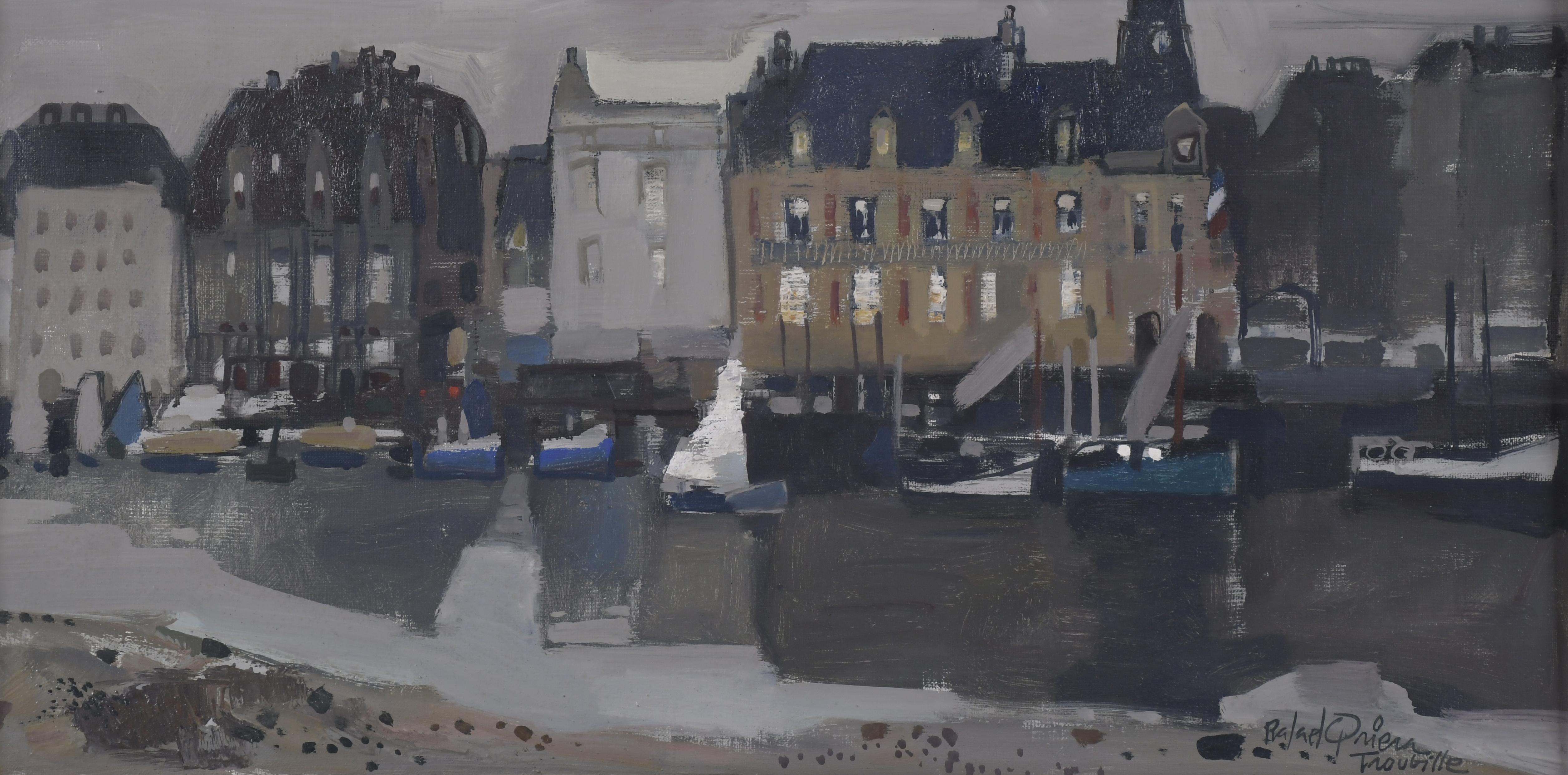 RAFAEL GRIERA (1934-2018).  "VISTA DE TROUVILLE".