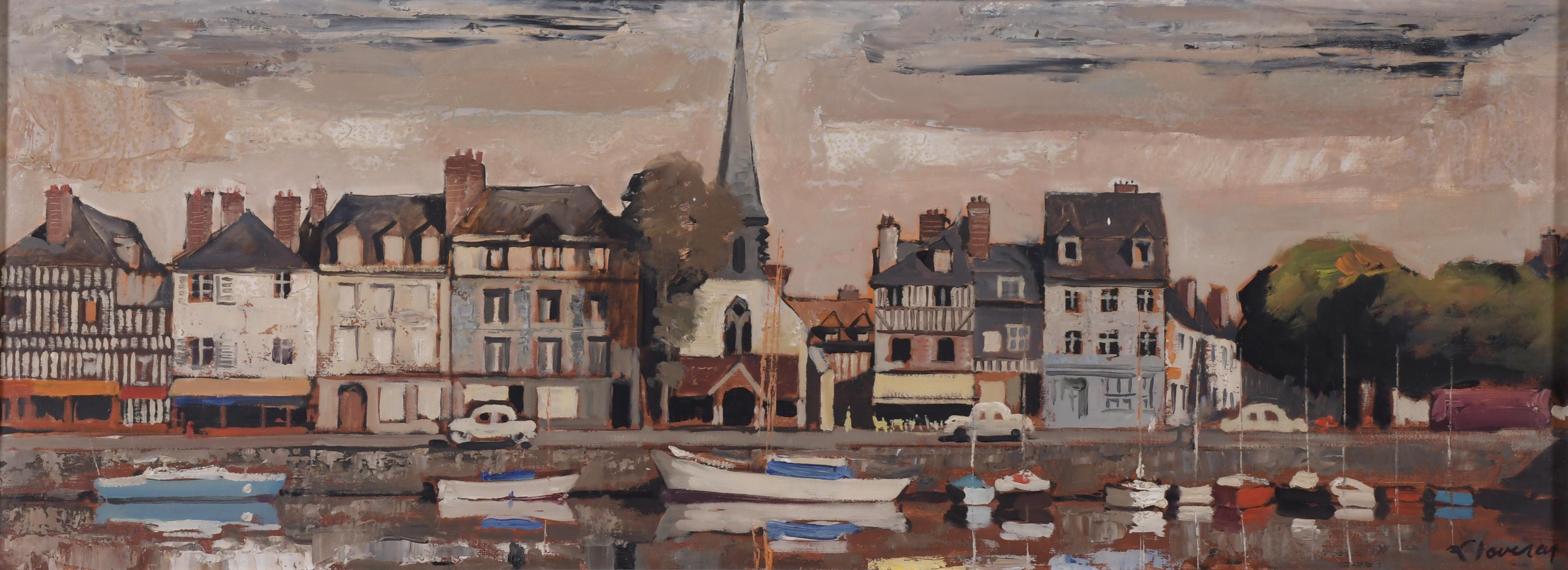 FREDERIC LLOVERAS HERRERA (1912-1983). "VISTA DE HONFLEUR",