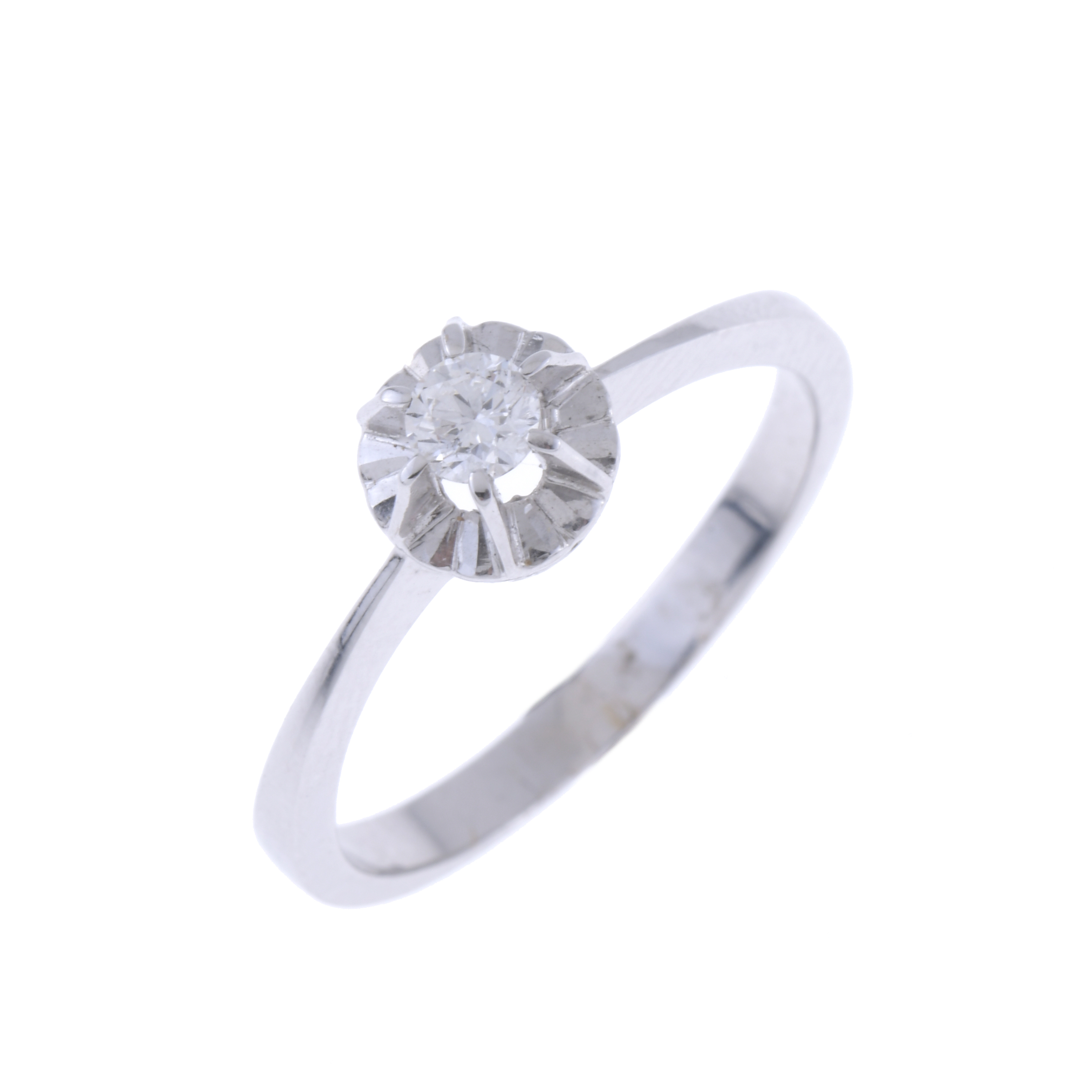 DIAMOND SOLITAIRE RING.