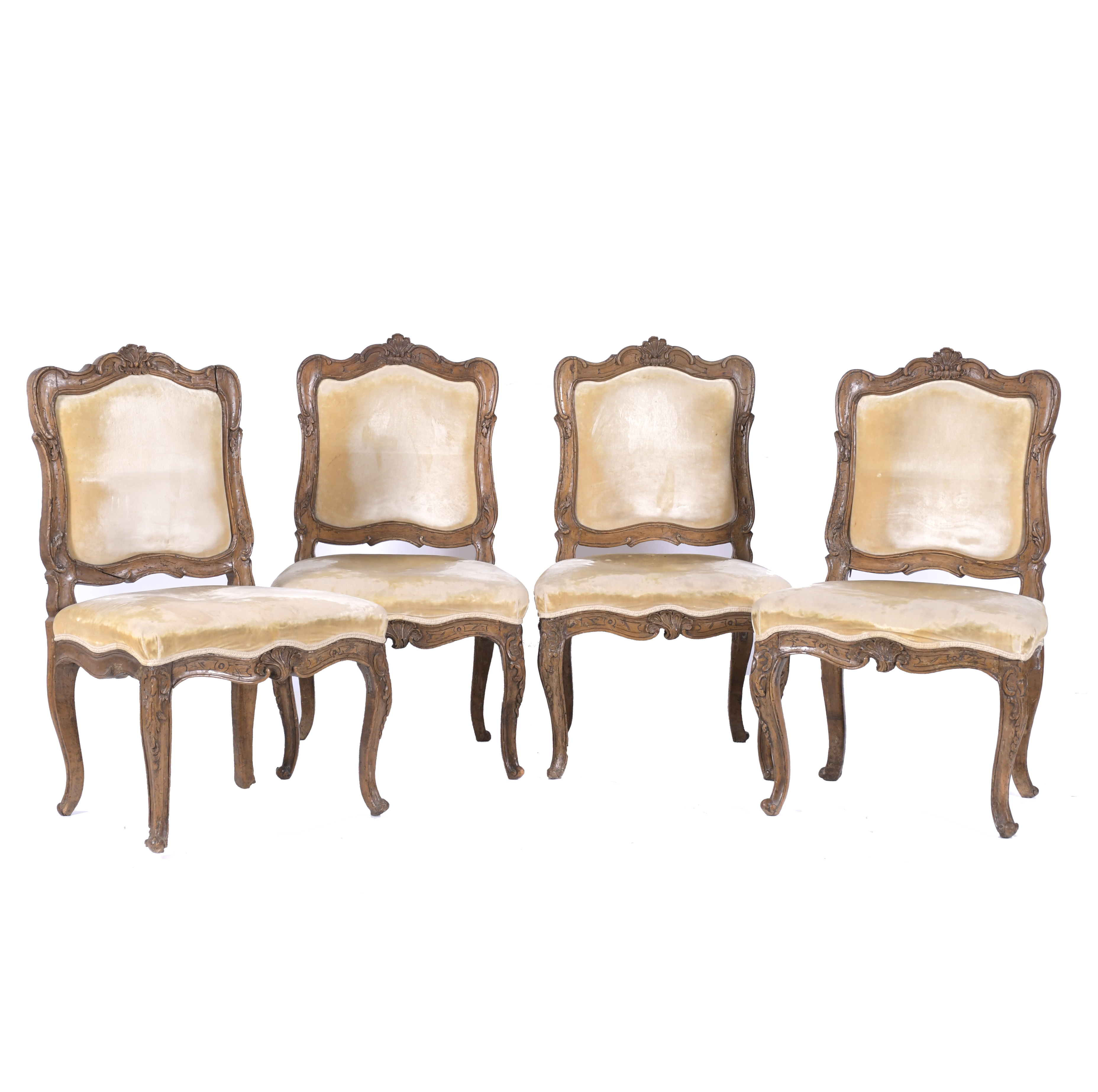 FOUR LOUIS XV CHAIRS, CIRCA 1745-1755. PROBABLY PROVENÇAL.