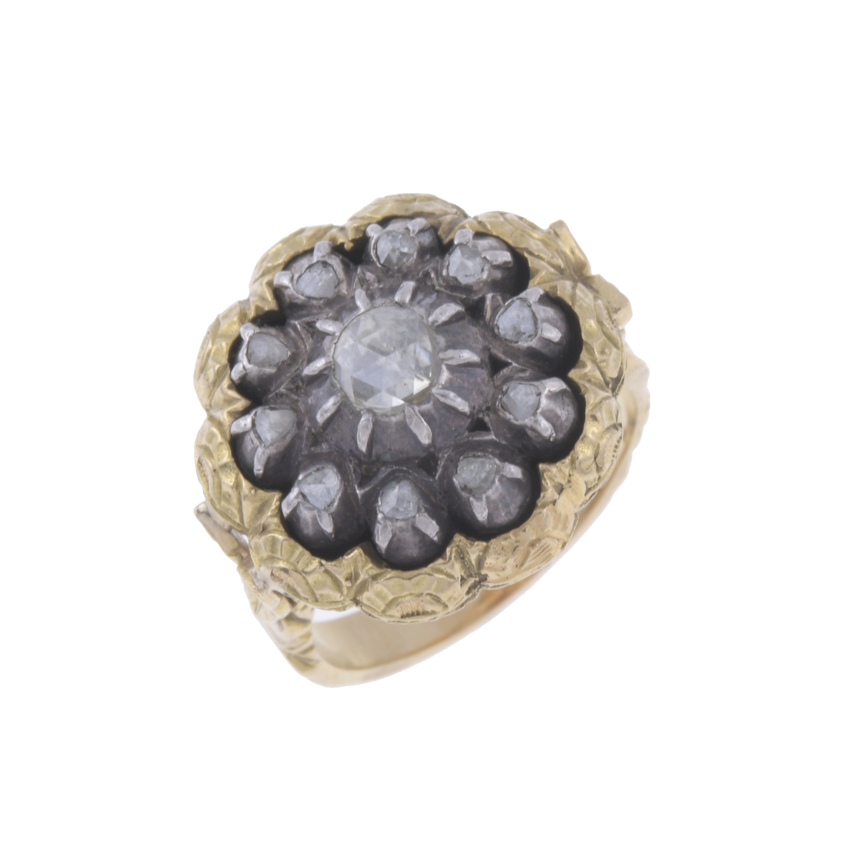 ROSETTE RING, EARLY 20TH CENTURY.