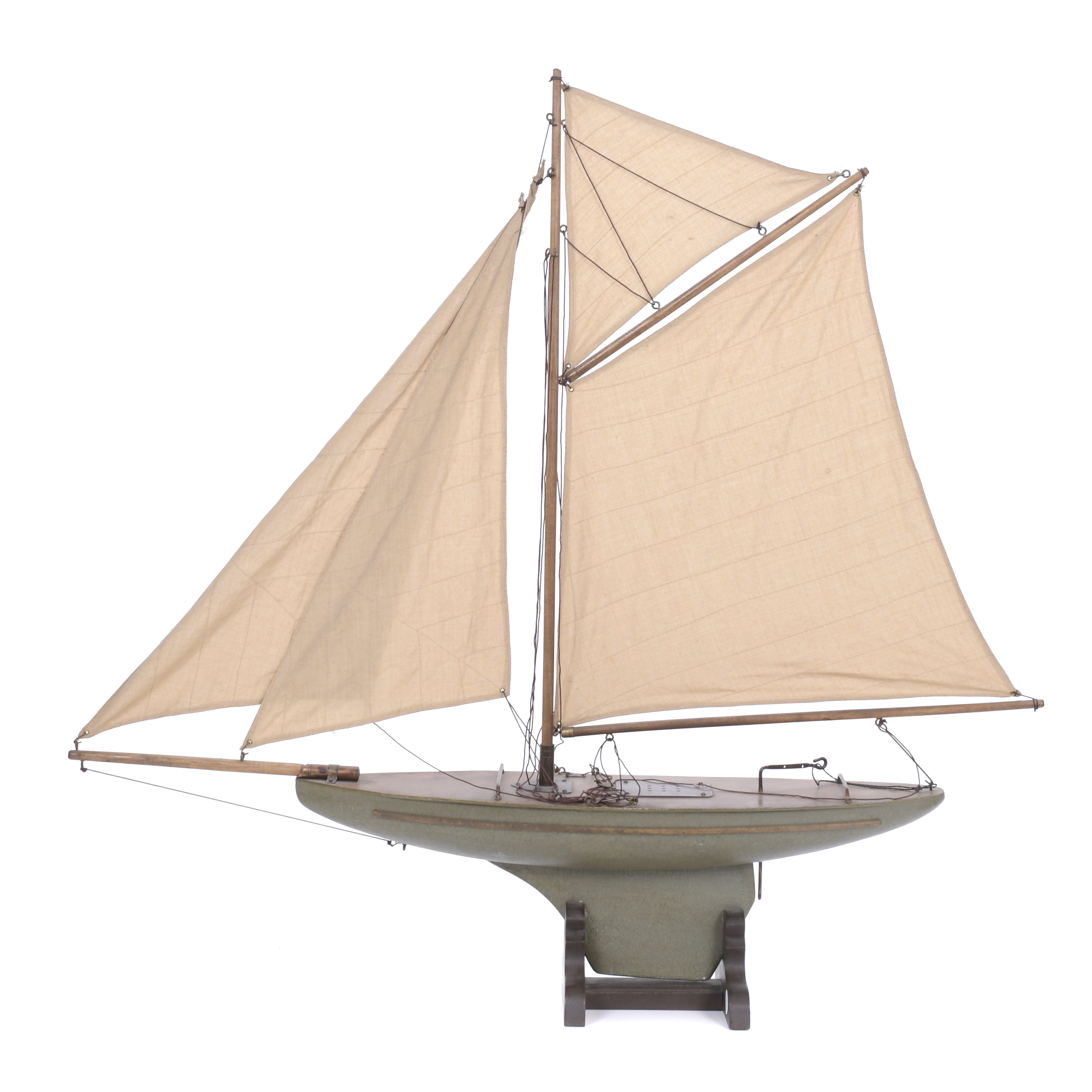 SAILBOAT MODEL, 20TH CENTURY. 