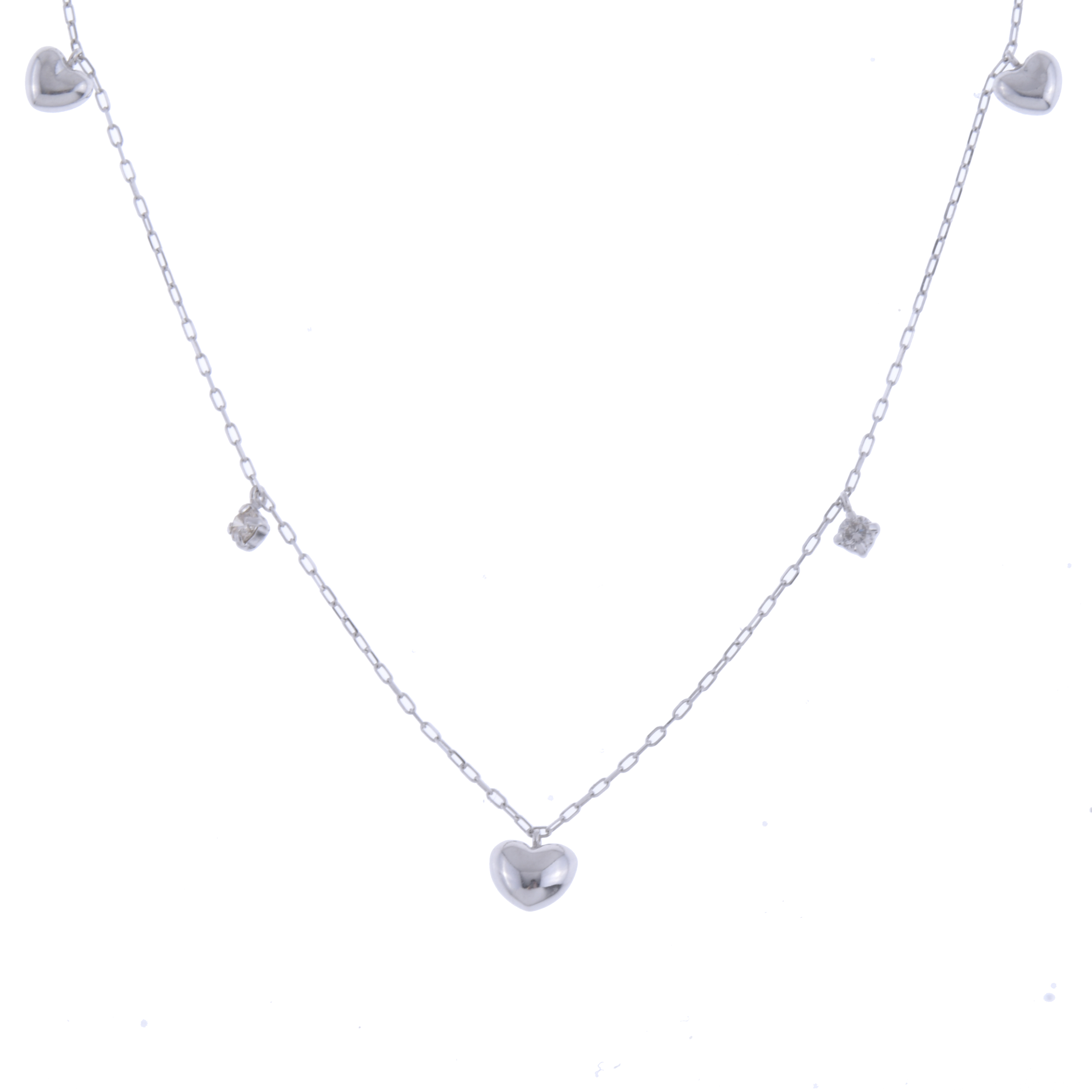 COLLAR AJUSTABLE CON CORAZONES