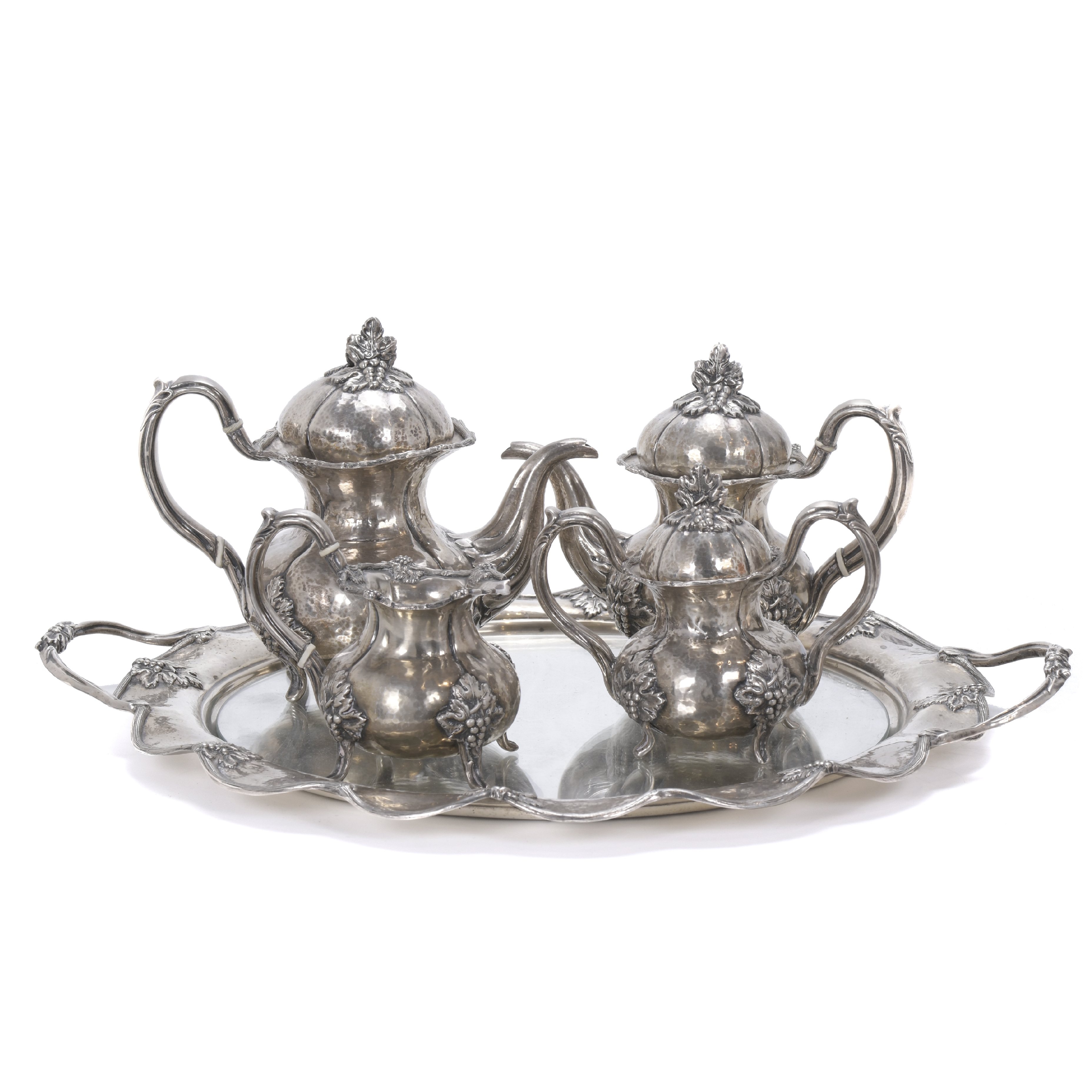 J. ROCA. COFFEE AND TEA SET, 20TH CENTURY.