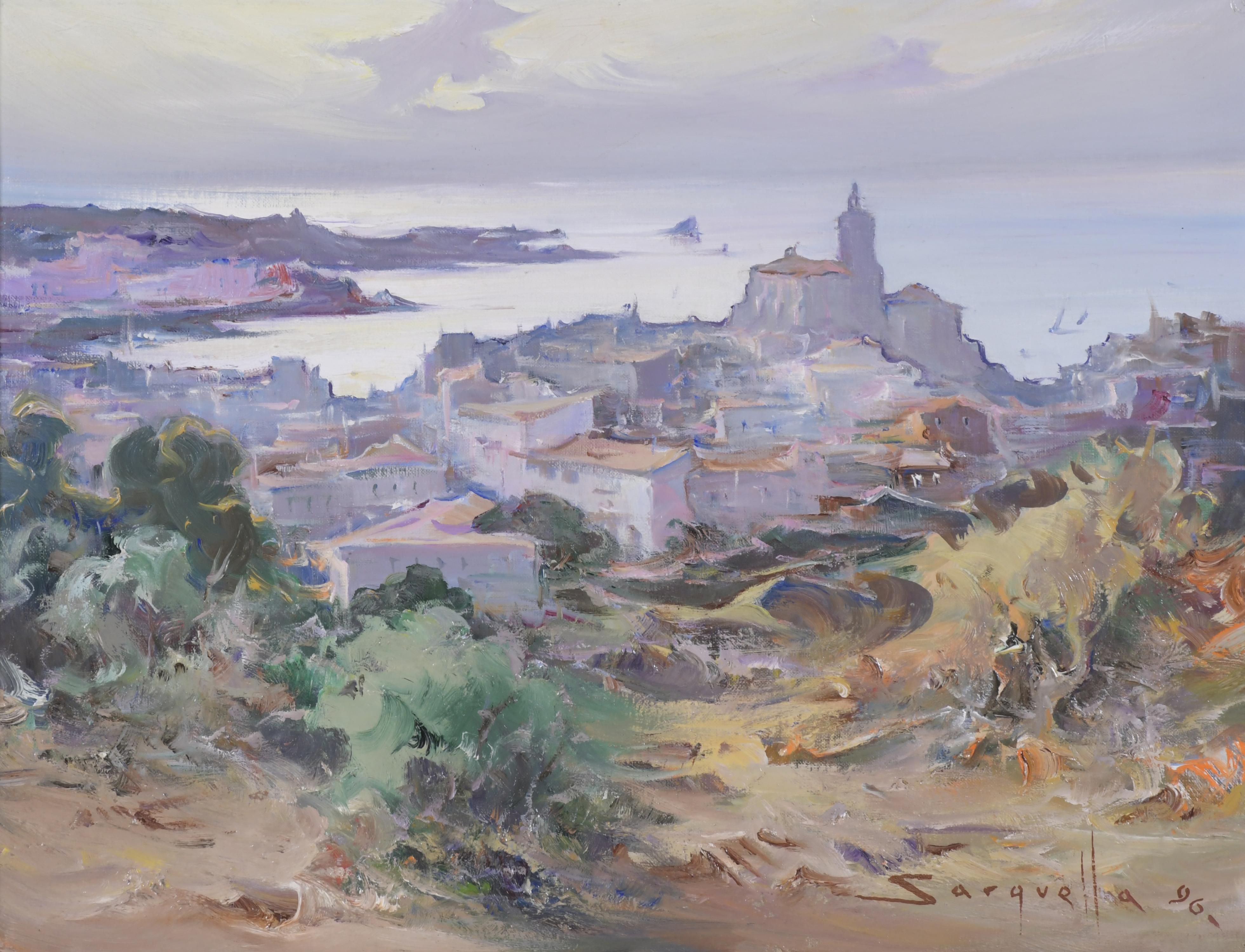 JOSEP SARQUELLA (1928-2000). “CADAQUÉS”, 1996.