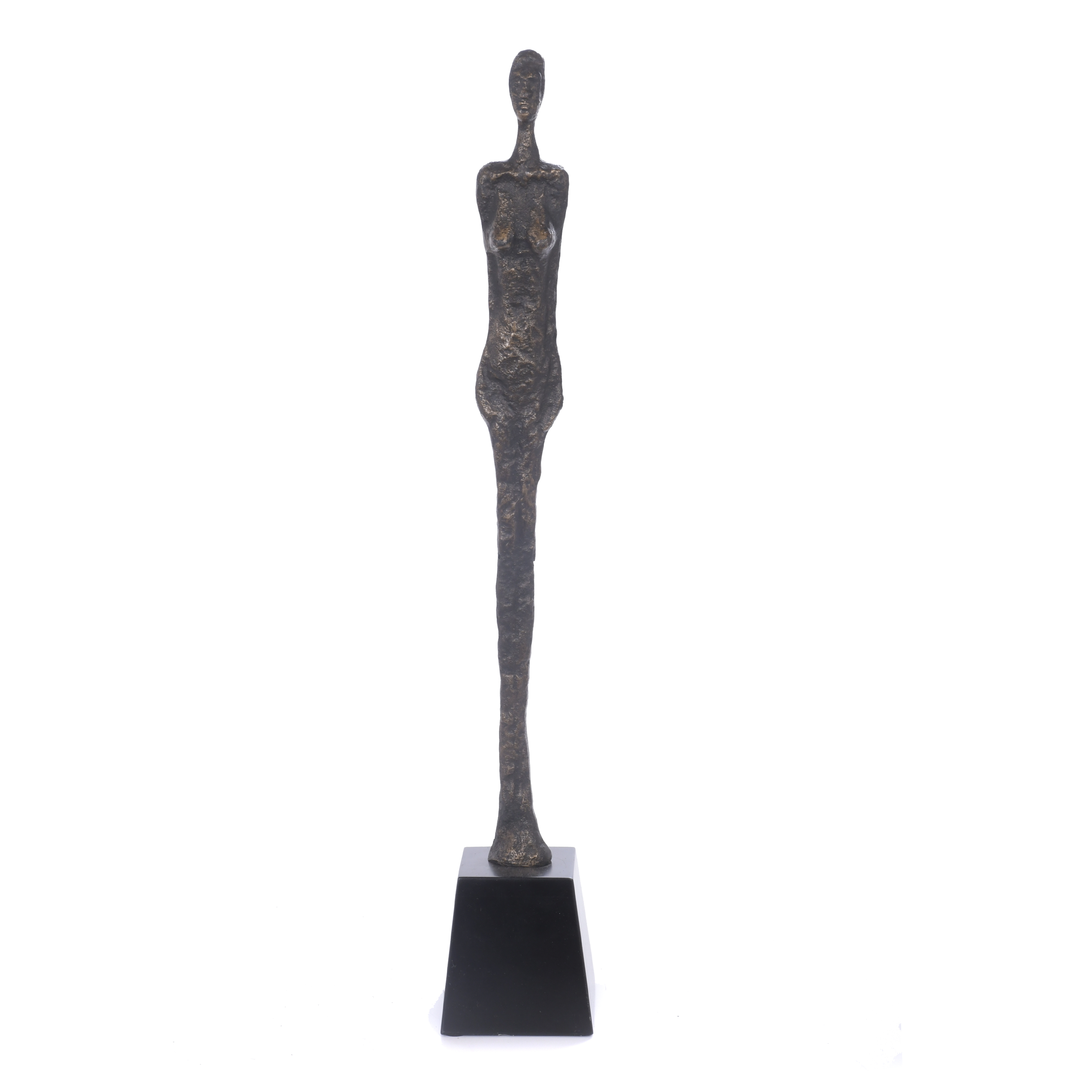 SIGUIENDO MODELOS DE ALBERTO GIACOMETTI (1901 - 1966). "MUJ