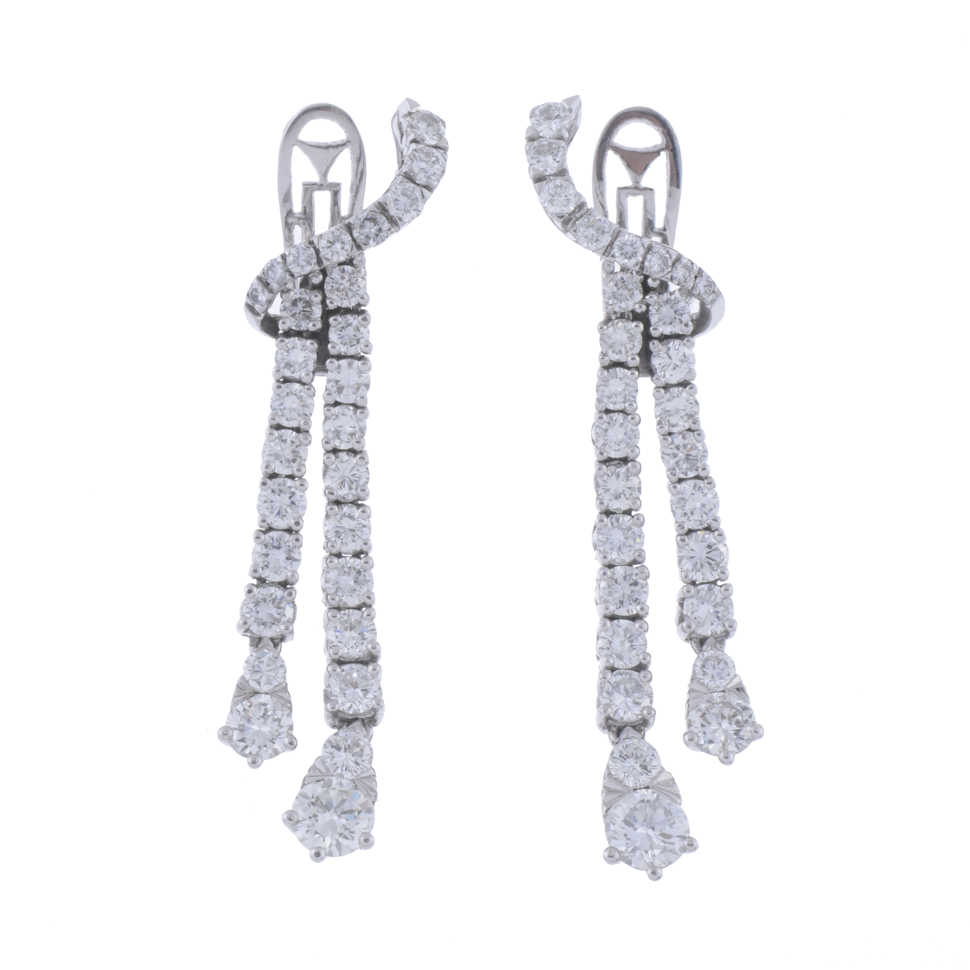 DIAMONDS LONG EARRINGS.