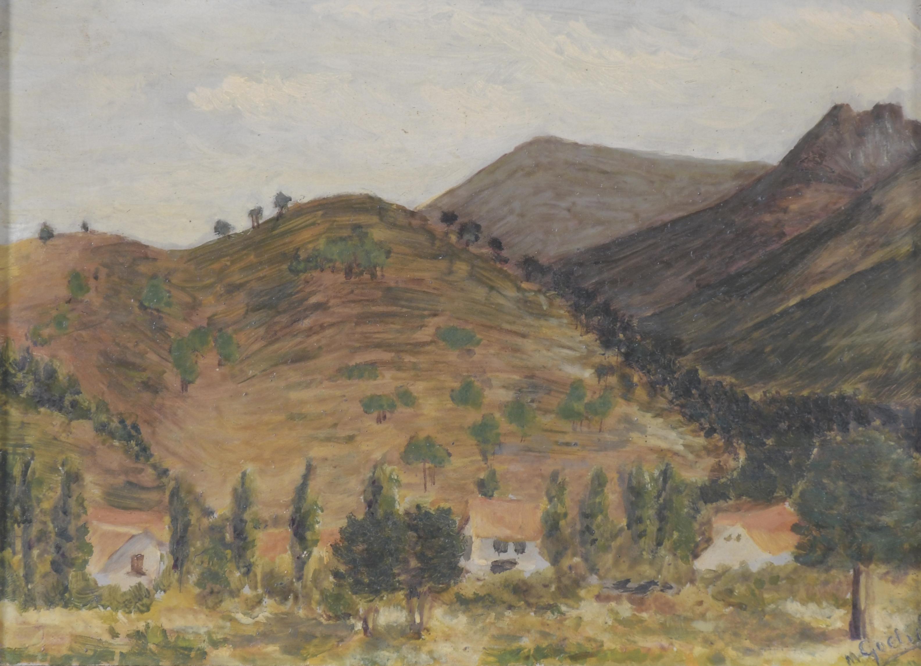 EARLY 20TH CENTURY SPANISH SCHOOL. "LANDSCAPE".