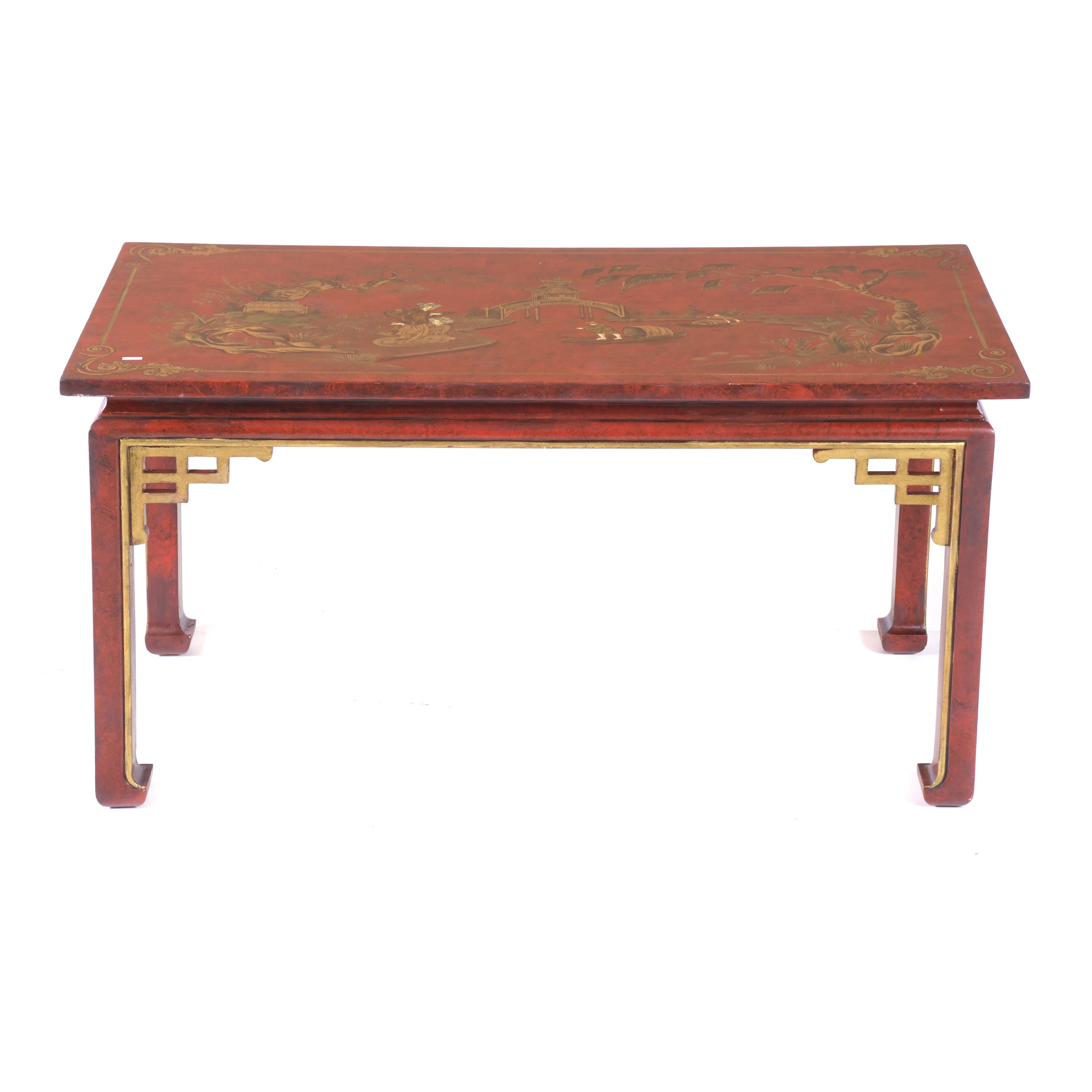 ORIENTAL-LIKE STYLE COFFEE TABLE, CIRCA 1960.