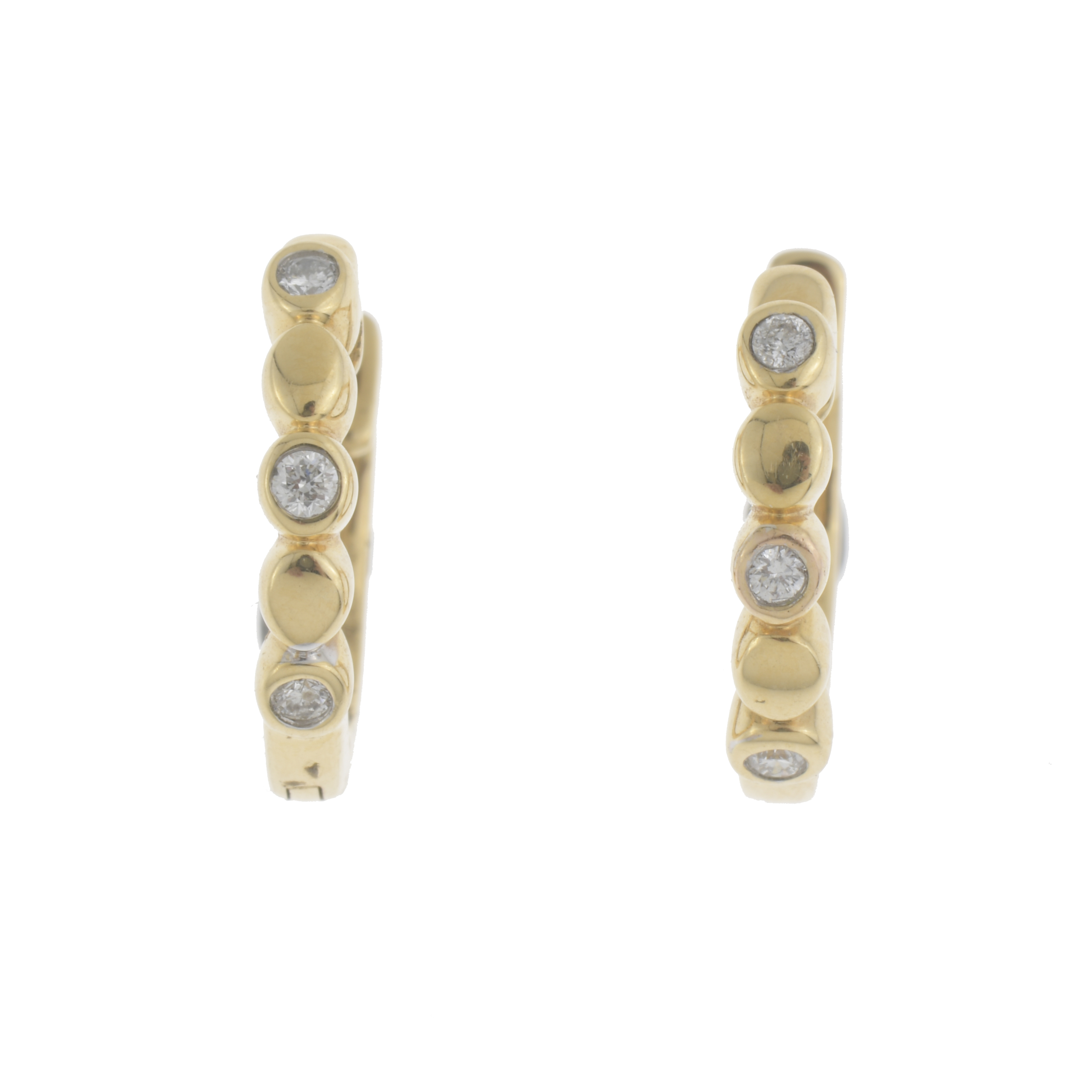 DIAMONDS HOOP EARRINGS