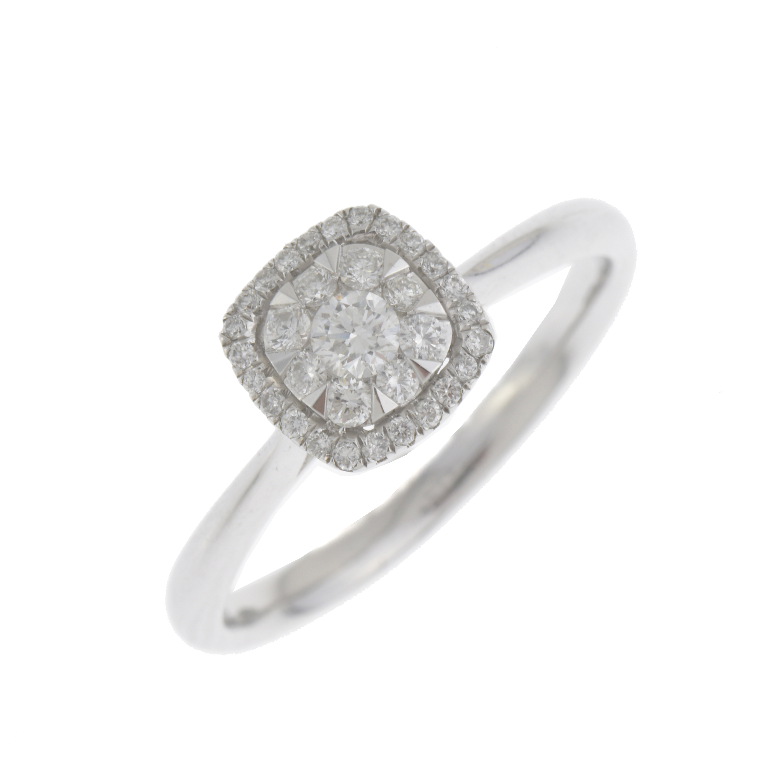 DIAMONDS ROSETTE RING