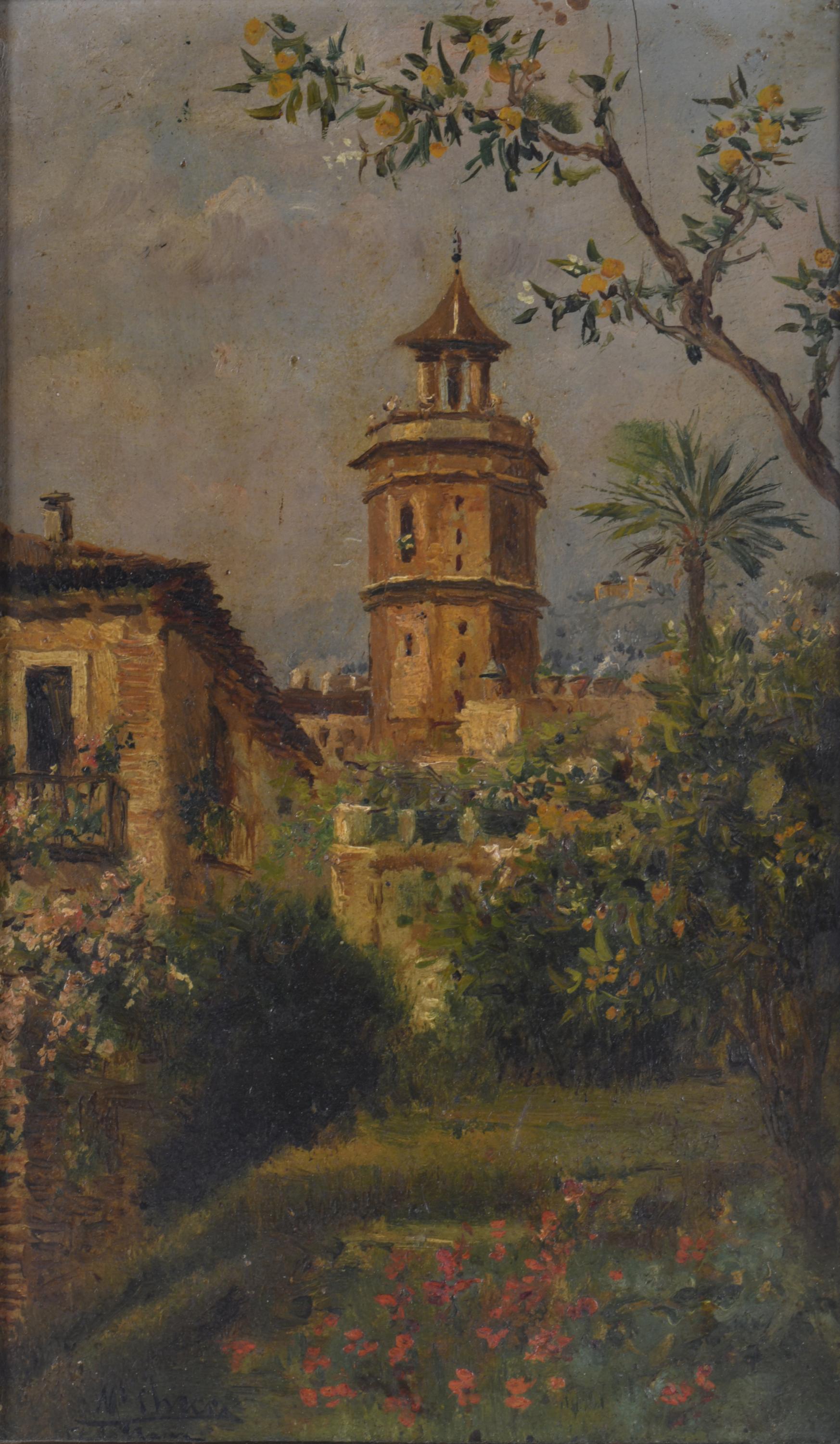 20TH CENTURY ANDALUSIAN SCHOOL.  "Landscape".