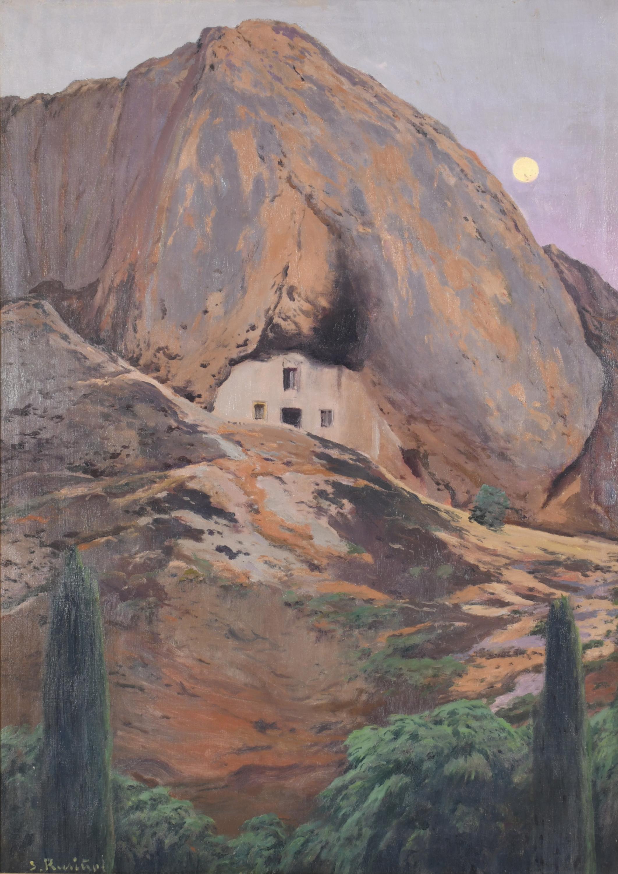 SANTIAGO RUSIÑOL (1861-1931). "Casa de la Bruixa", Cuenca, 