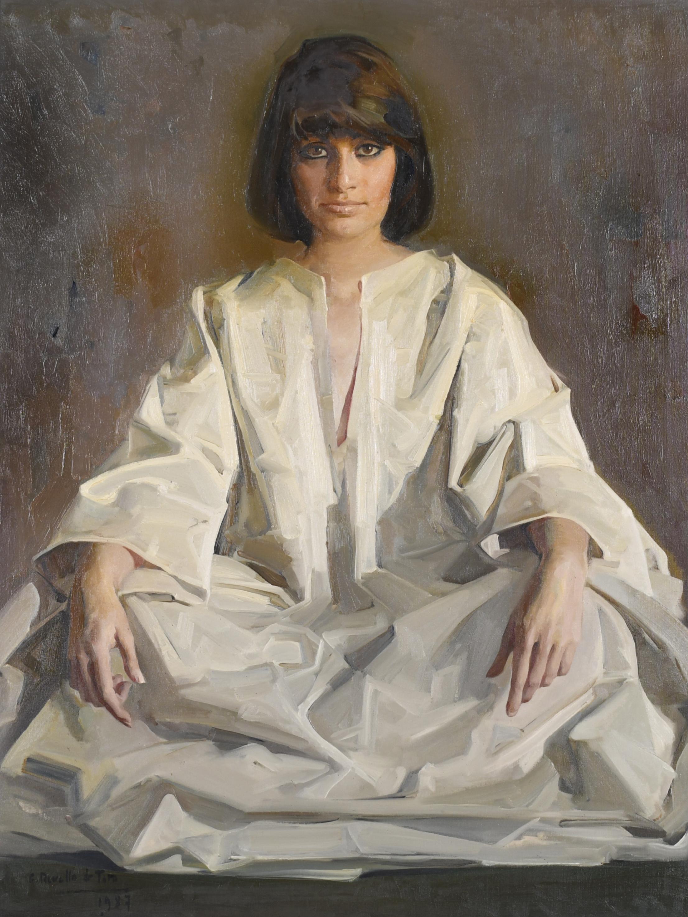 FELIX REVELLO DE TORO (1926). "Retrato femenino en blanco",