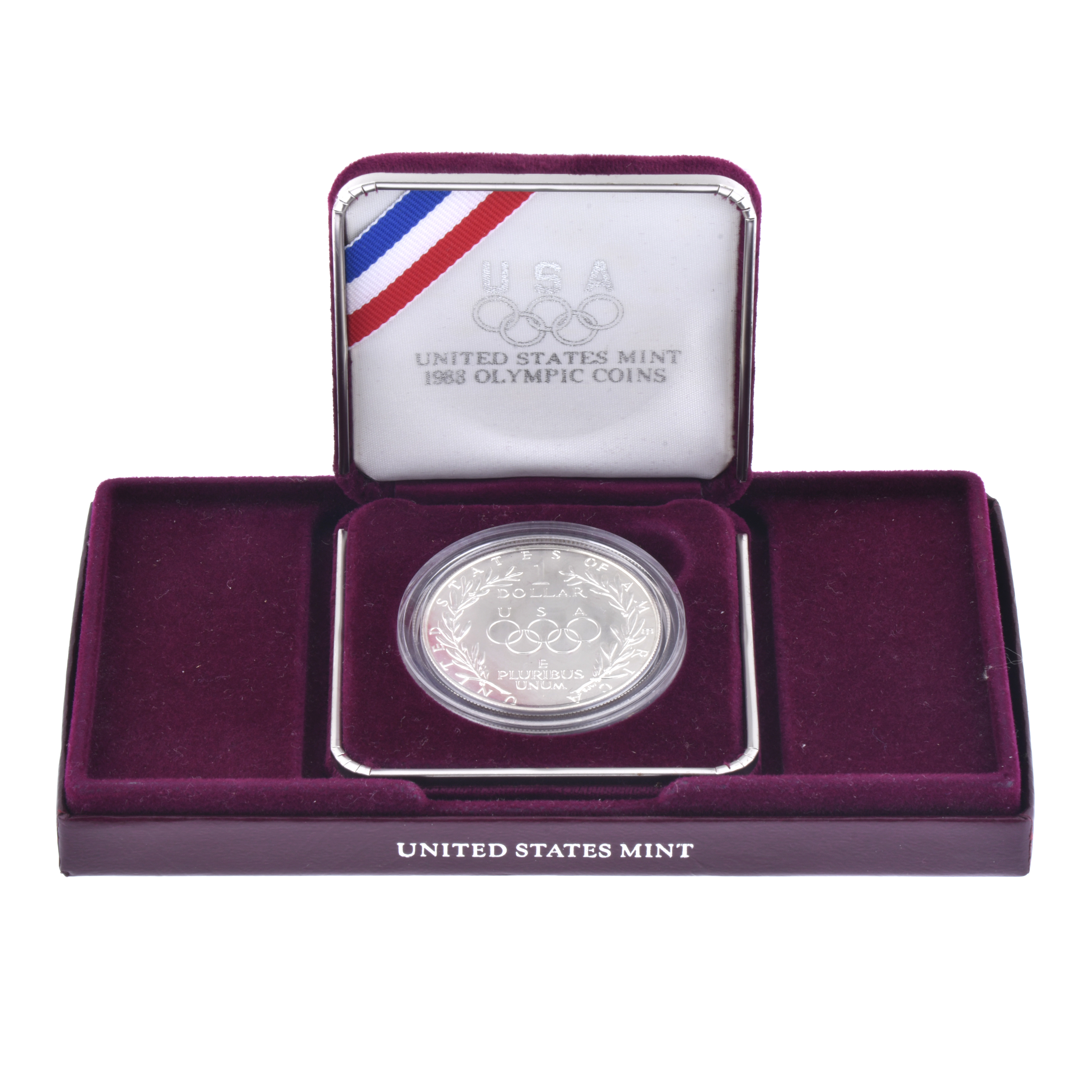 One dollar silver coin, commemorative of the Atlanta Olympi